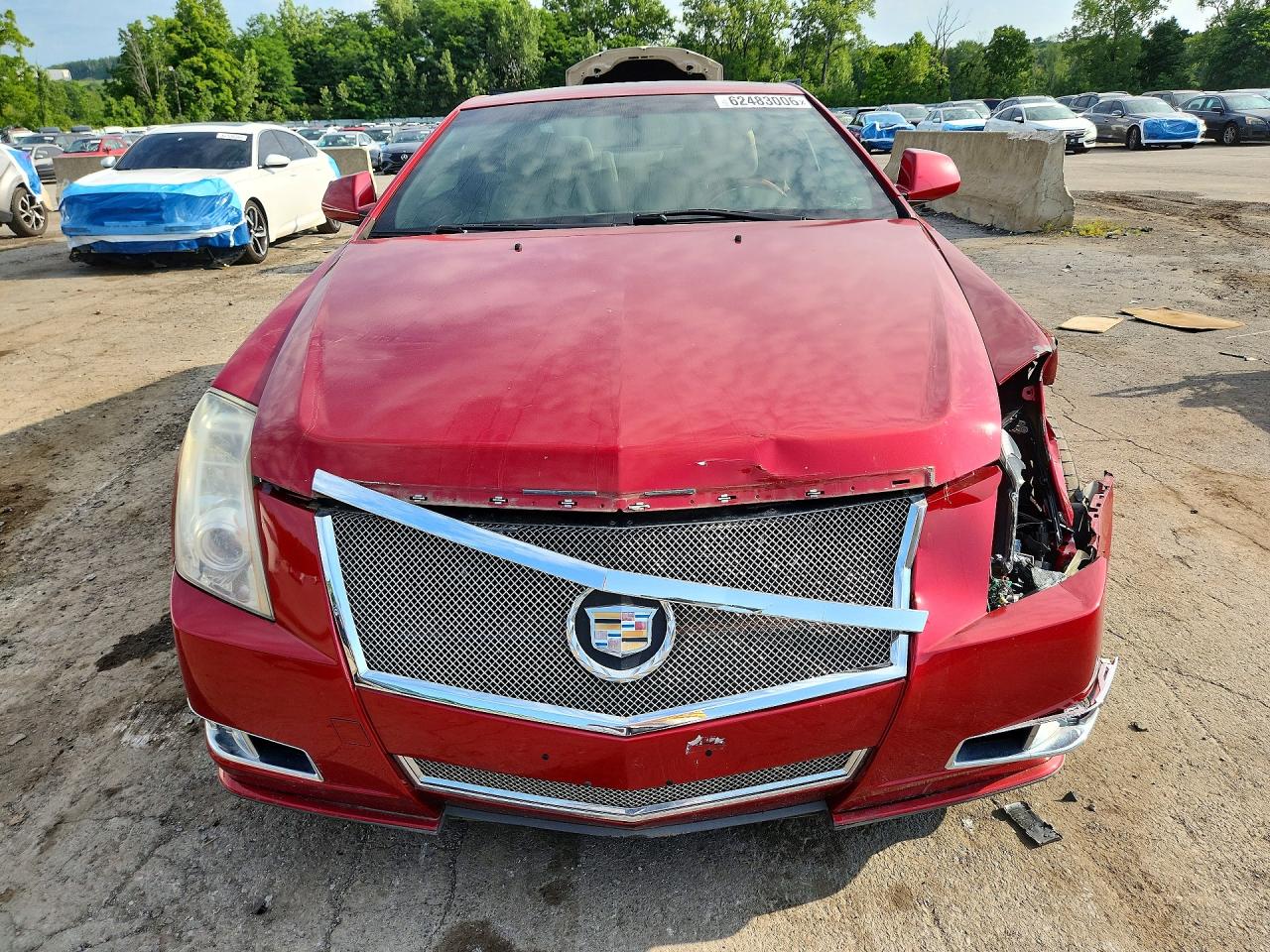 2011 Cadillac Cts Premium Collection Red vin: 1G6DP1ED2B0144606