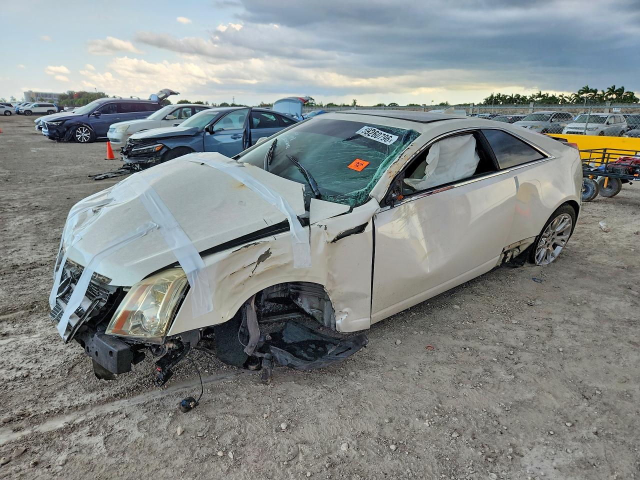 2011 Cadillac Cts Premium Collection White vin: 1G6DP1ED4B0134918