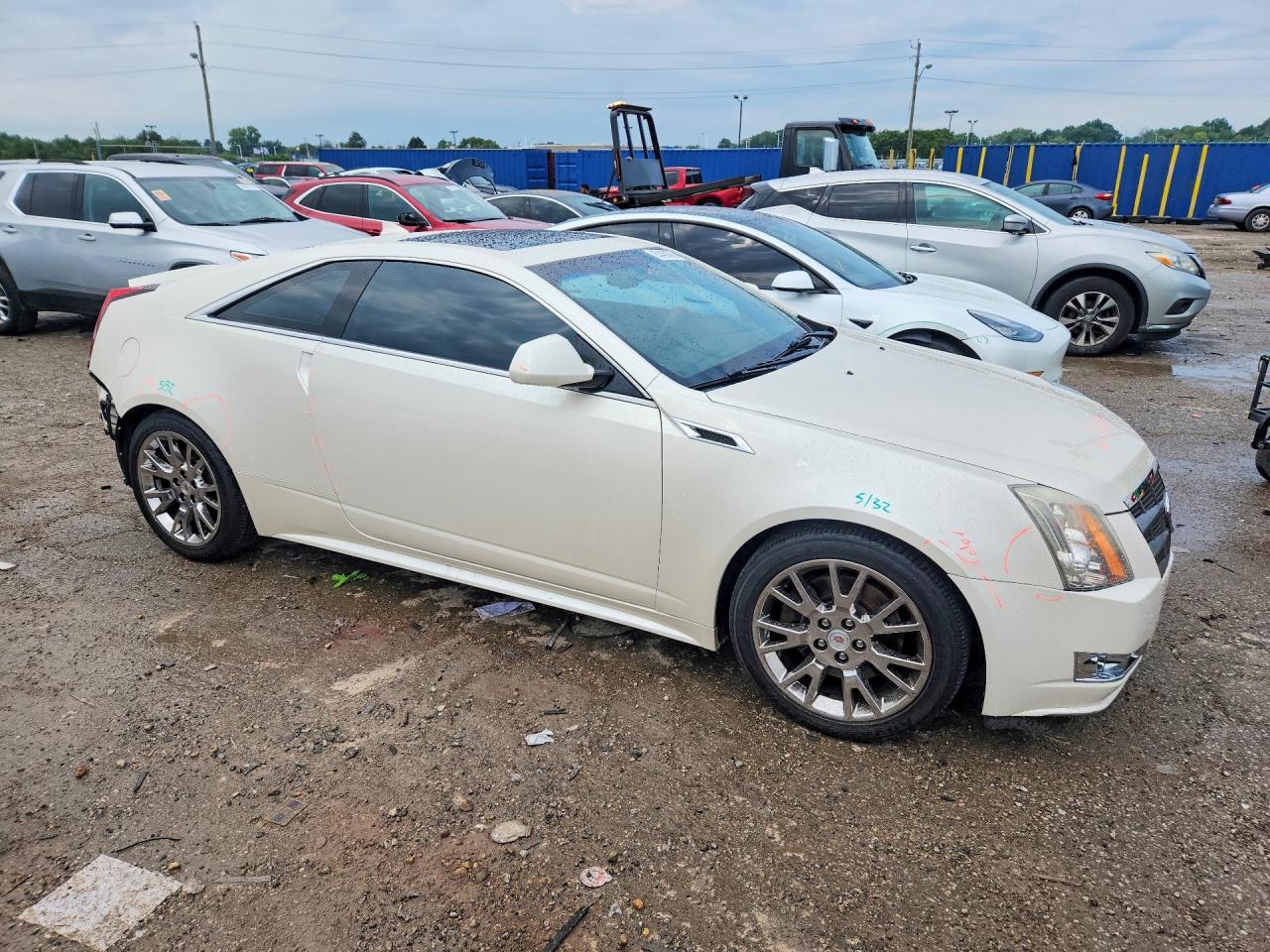 2011 Cadillac Cts Premium Collection Белый vin: 1G6DP1ED8B0153083