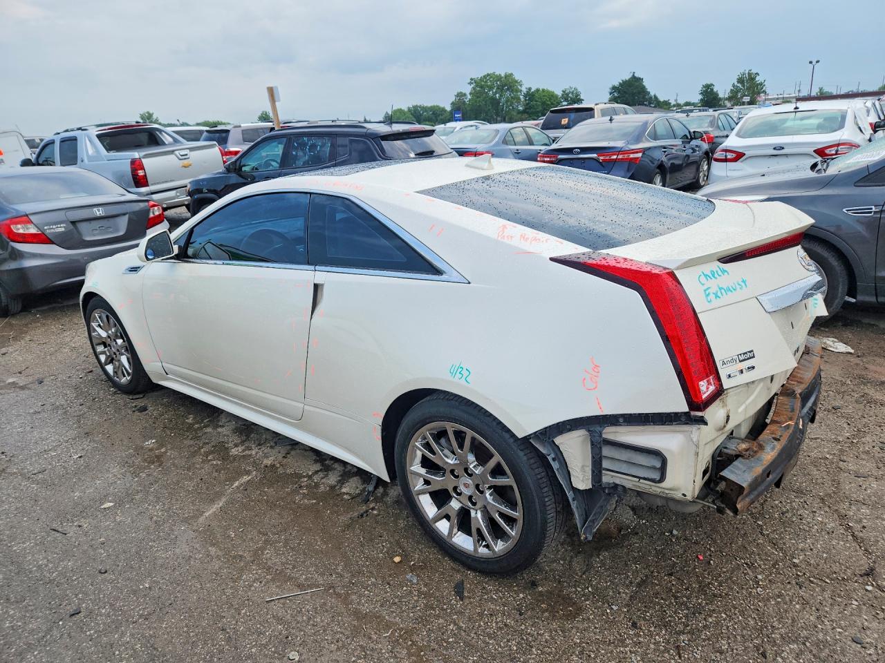 2011 Cadillac Cts Premium Collection Белый vin: 1G6DP1ED8B0153083
