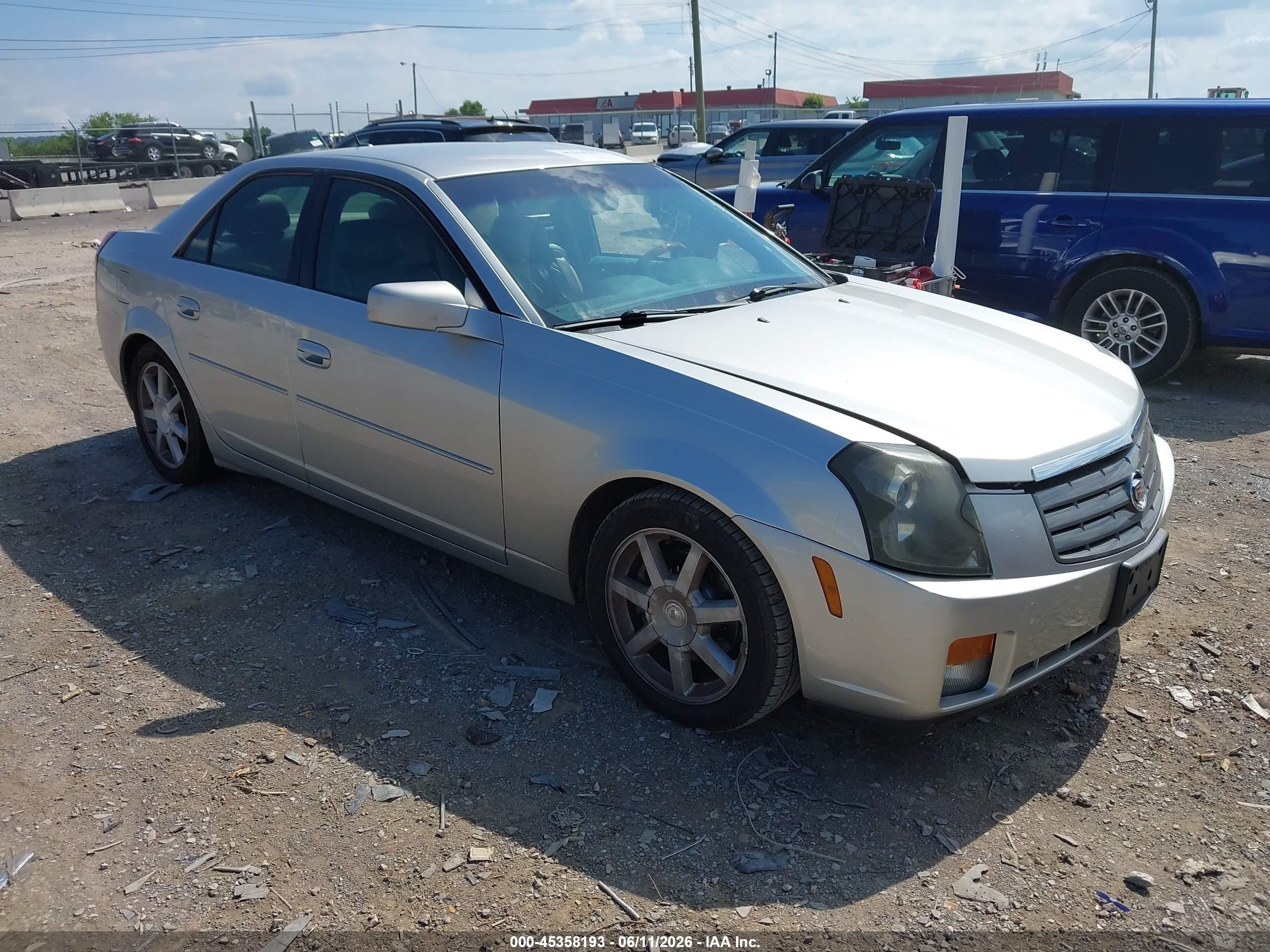 2005 Cadillac Cts Standard Silver vin: 1G6DP567050105419