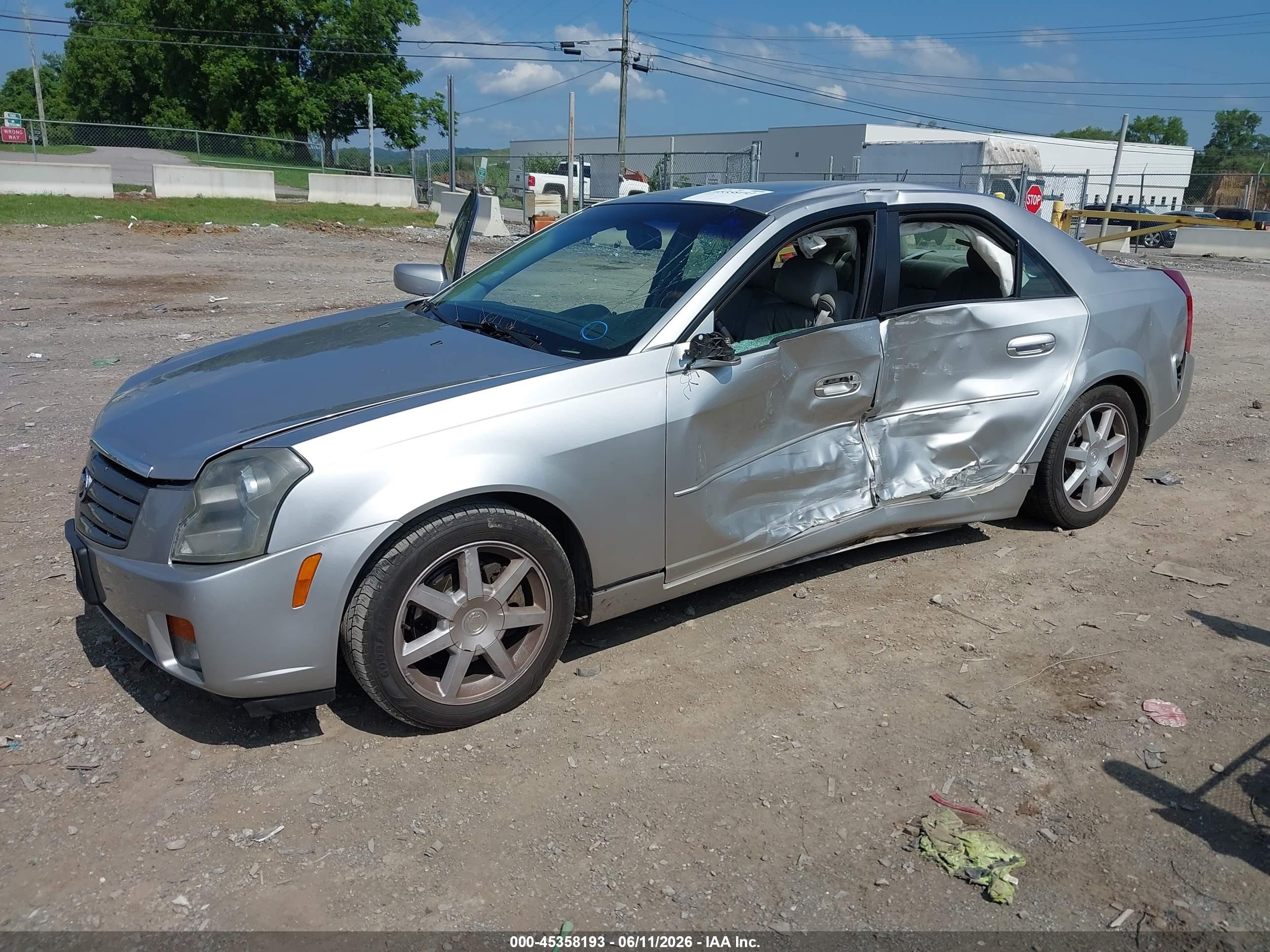 2005 Cadillac Cts Standard Silver vin: 1G6DP567050105419