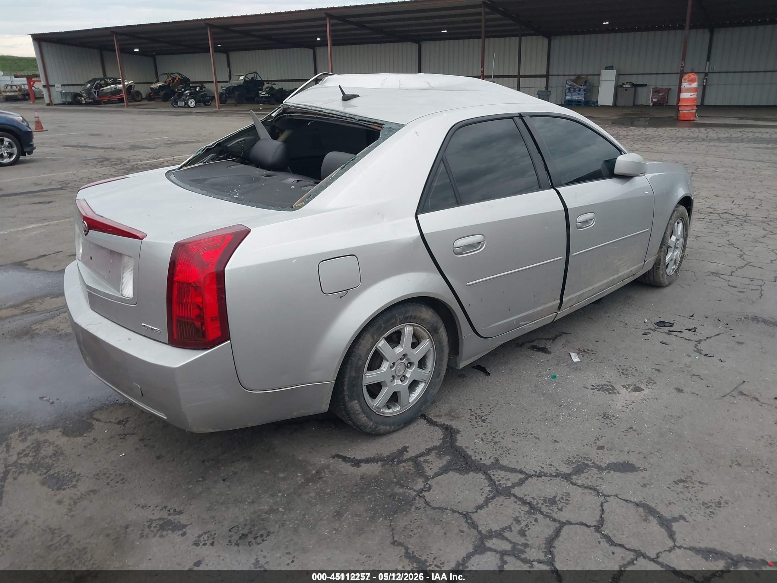 2005 Cadillac Cts Standard Silver vin: 1G6DP567050129025
