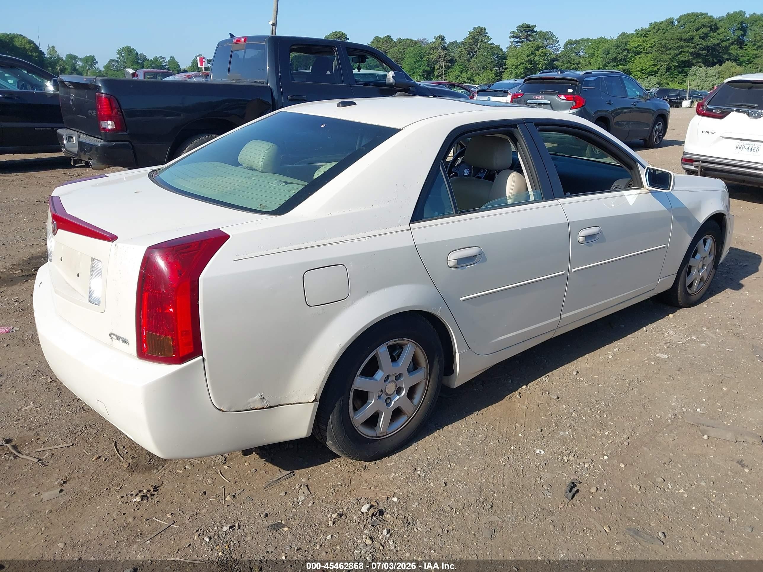 2005 Cadillac Cts Base W/1sb/1sc White vin: 1G6DP567050129266