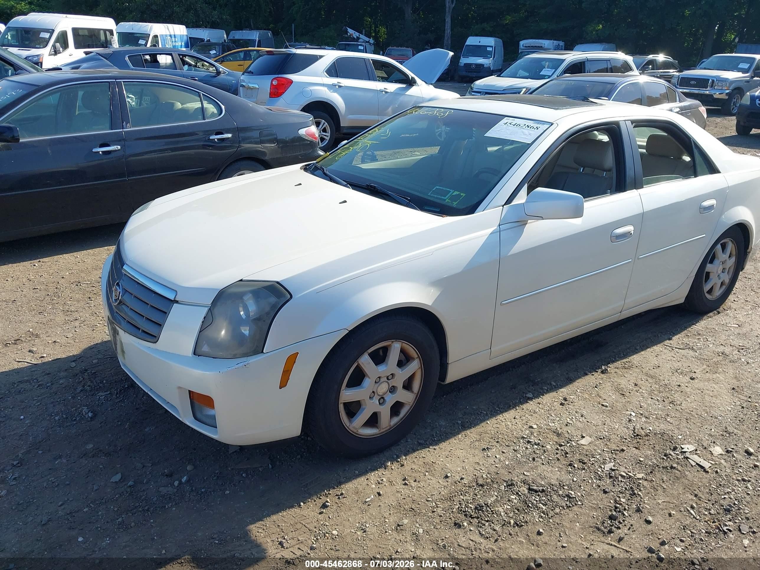 2005 Cadillac Cts Base W/1sb/1sc White vin: 1G6DP567050129266
