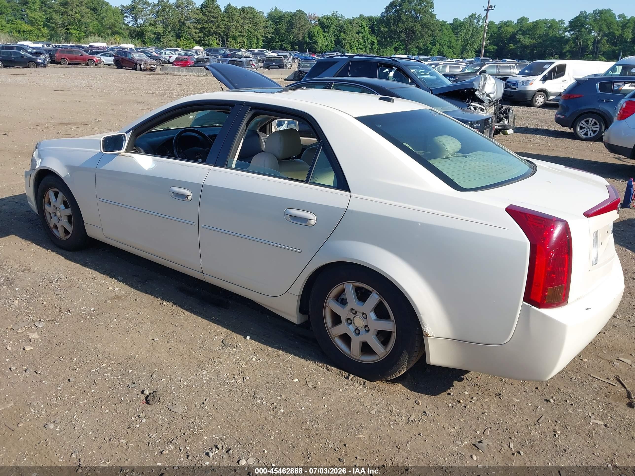 2005 Cadillac Cts Base W/1sb/1sc White vin: 1G6DP567050129266