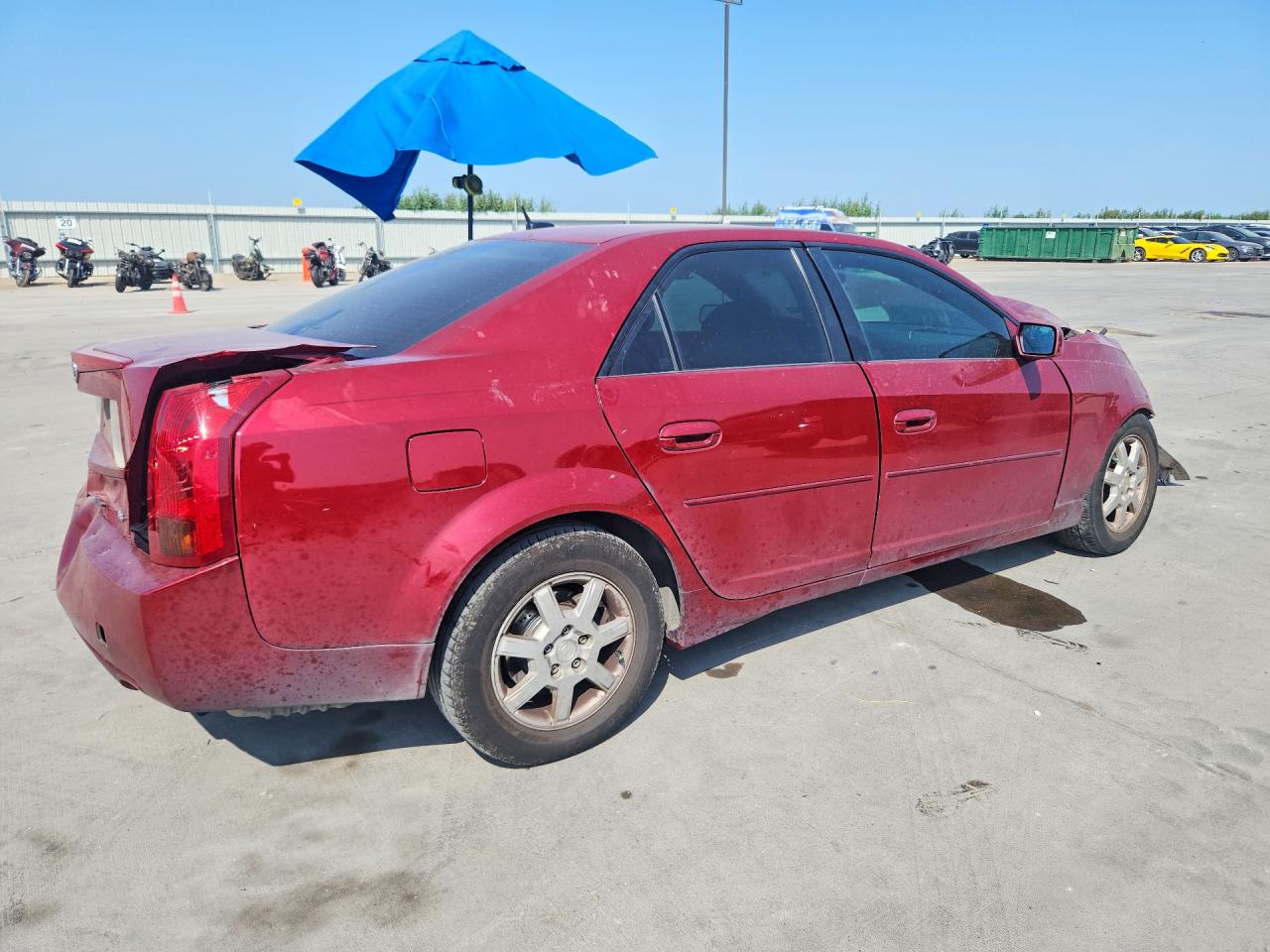 2005 Cadillac Cts Hi Feature V6 Red vin: 1G6DP567050135942