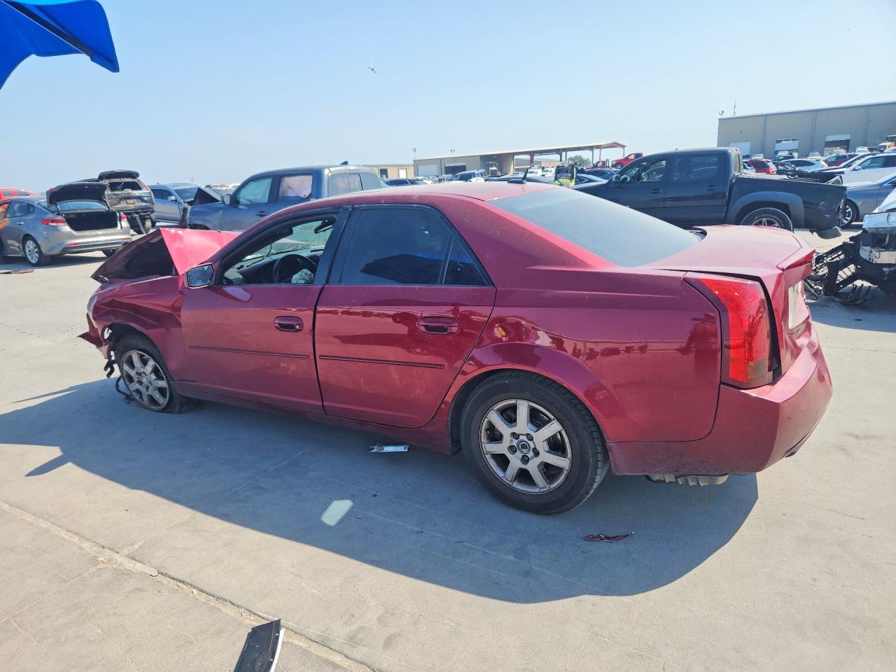 2005 Cadillac Cts Hi Feature V6 Red vin: 1G6DP567050135942