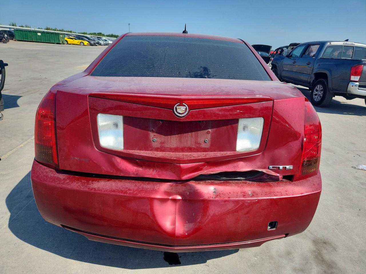 2005 Cadillac Cts Hi Feature V6 Red vin: 1G6DP567050135942