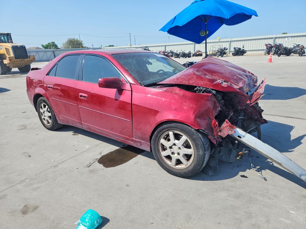 2005 Cadillac Cts Hi Feature V6 Red vin: 1G6DP567050135942