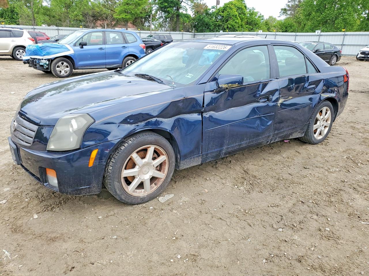 2005 Cadillac Cts Hi Feature V6 Blue vin: 1G6DP567050140414