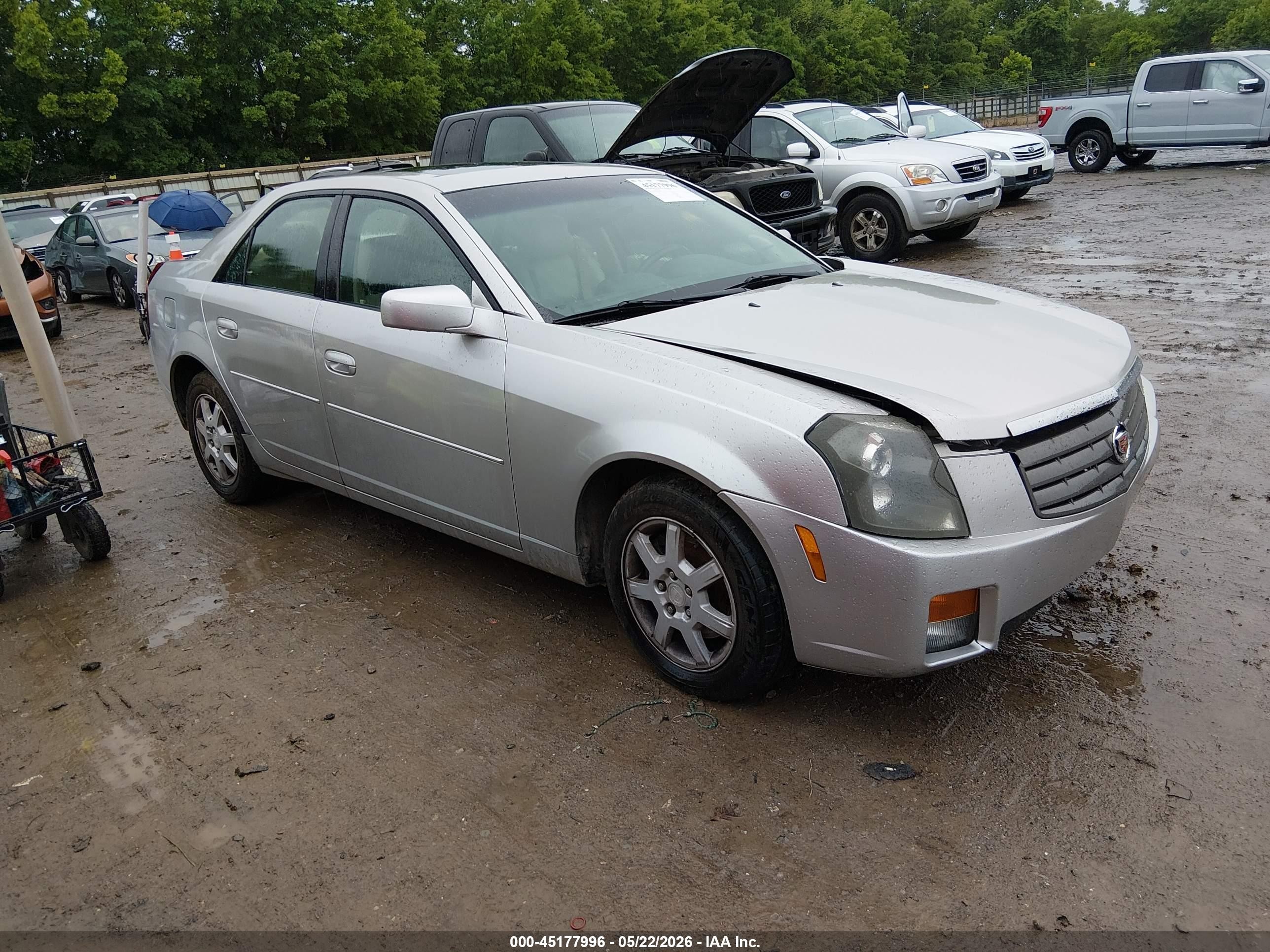 2005 Cadillac Cts Standard Silver vin: 1G6DP567050208470