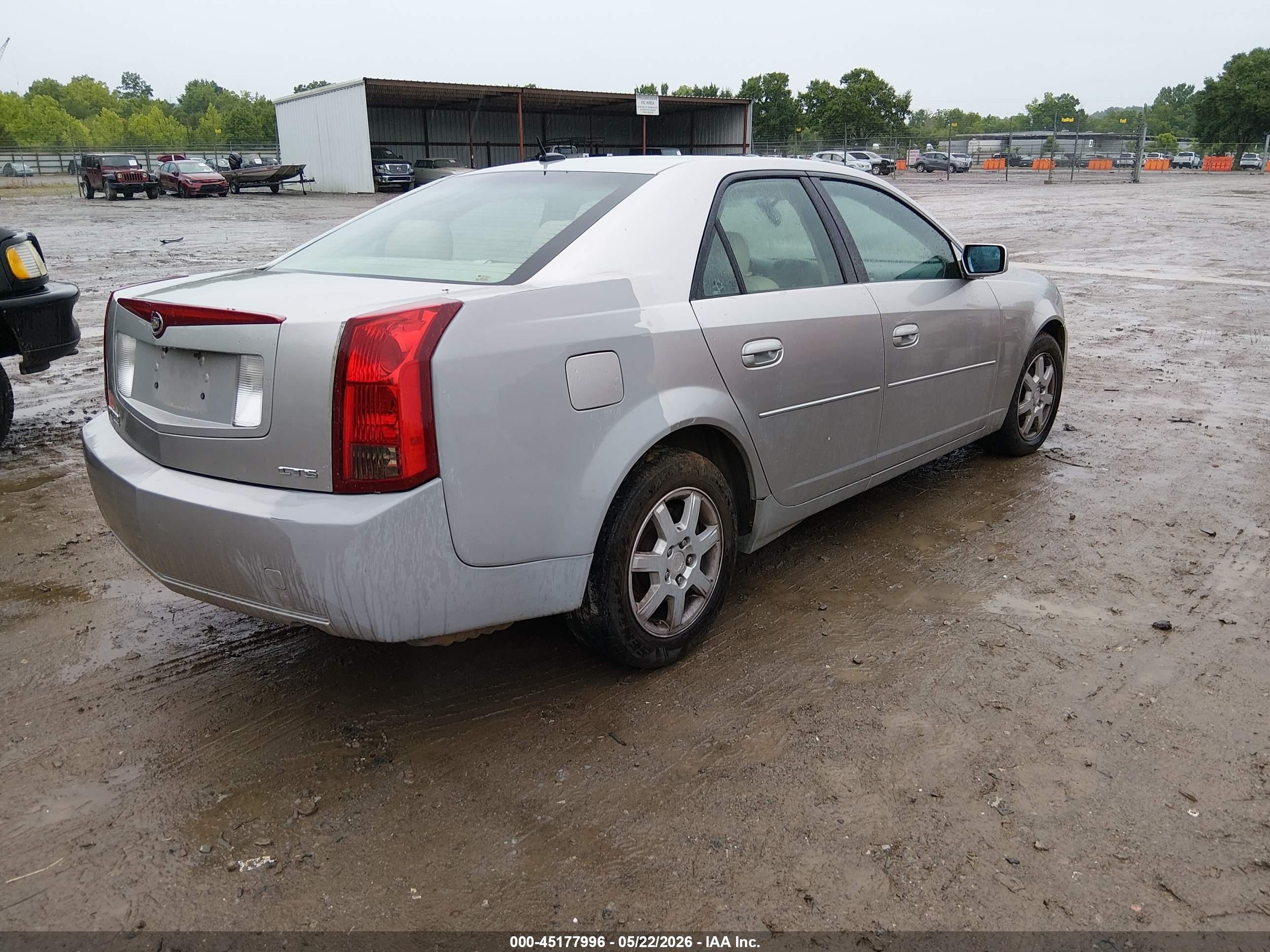 2005 Cadillac Cts Standard Silver vin: 1G6DP567050208470