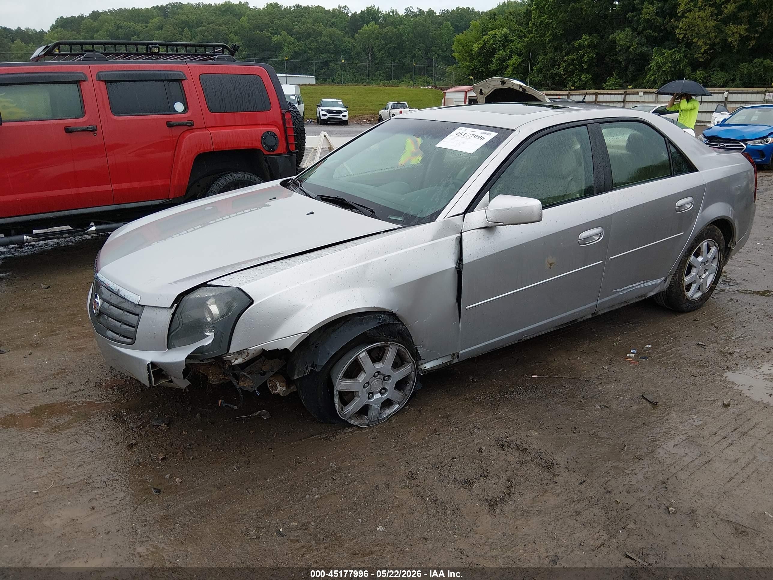 2005 Cadillac Cts Standard Silver vin: 1G6DP567050208470