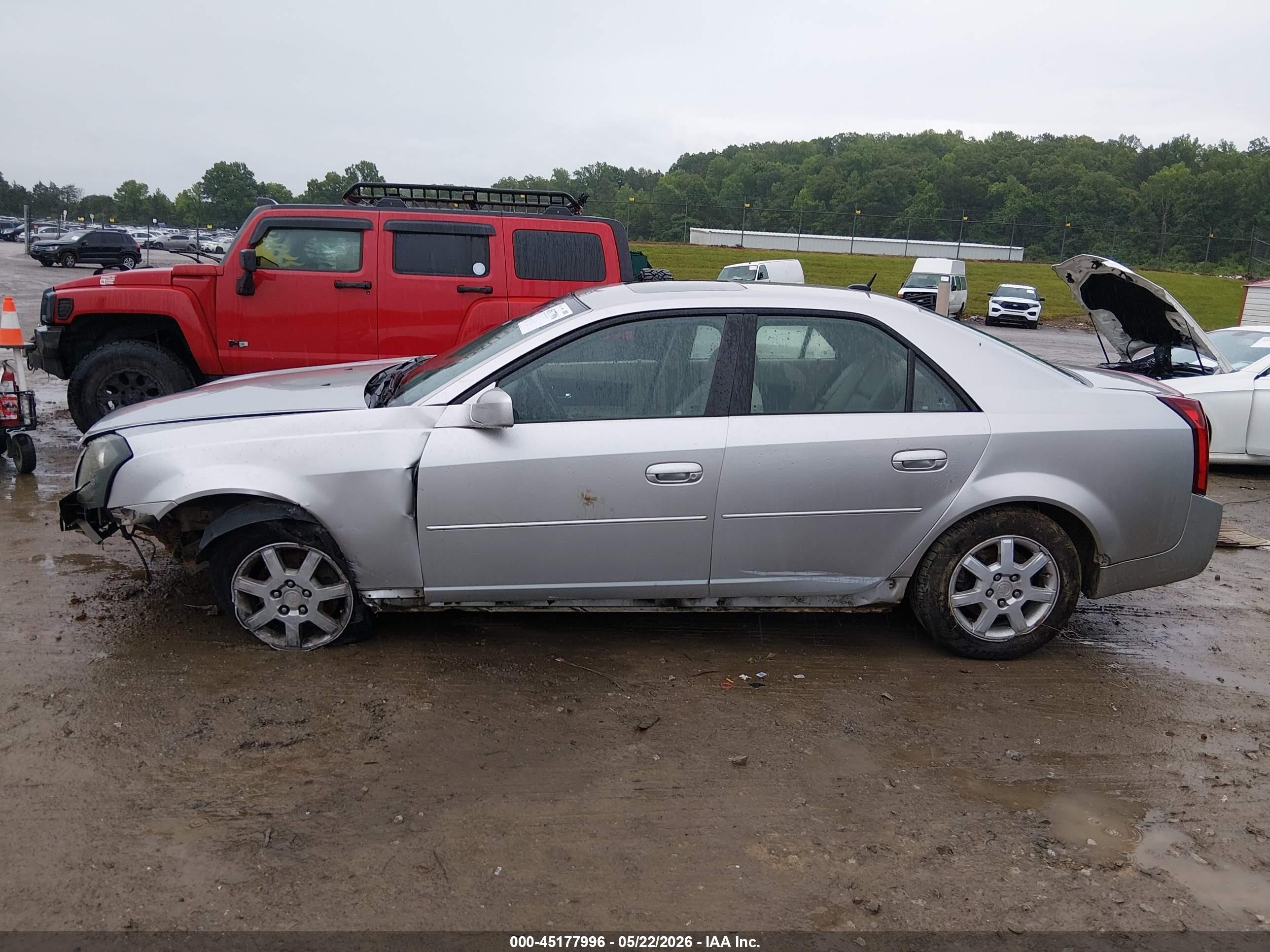 2005 Cadillac Cts Standard Silver vin: 1G6DP567050208470