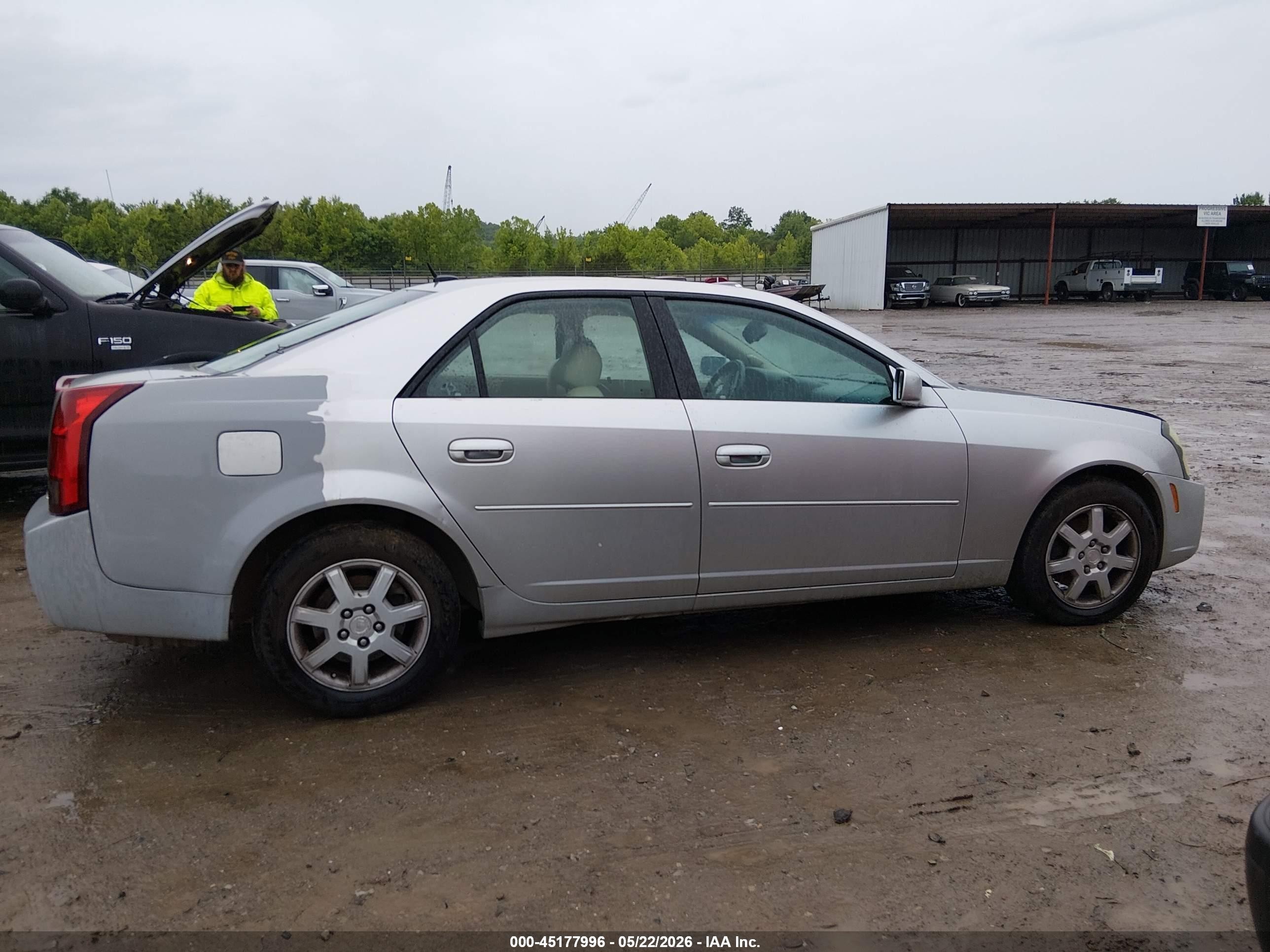 2005 Cadillac Cts Standard Silver vin: 1G6DP567050208470