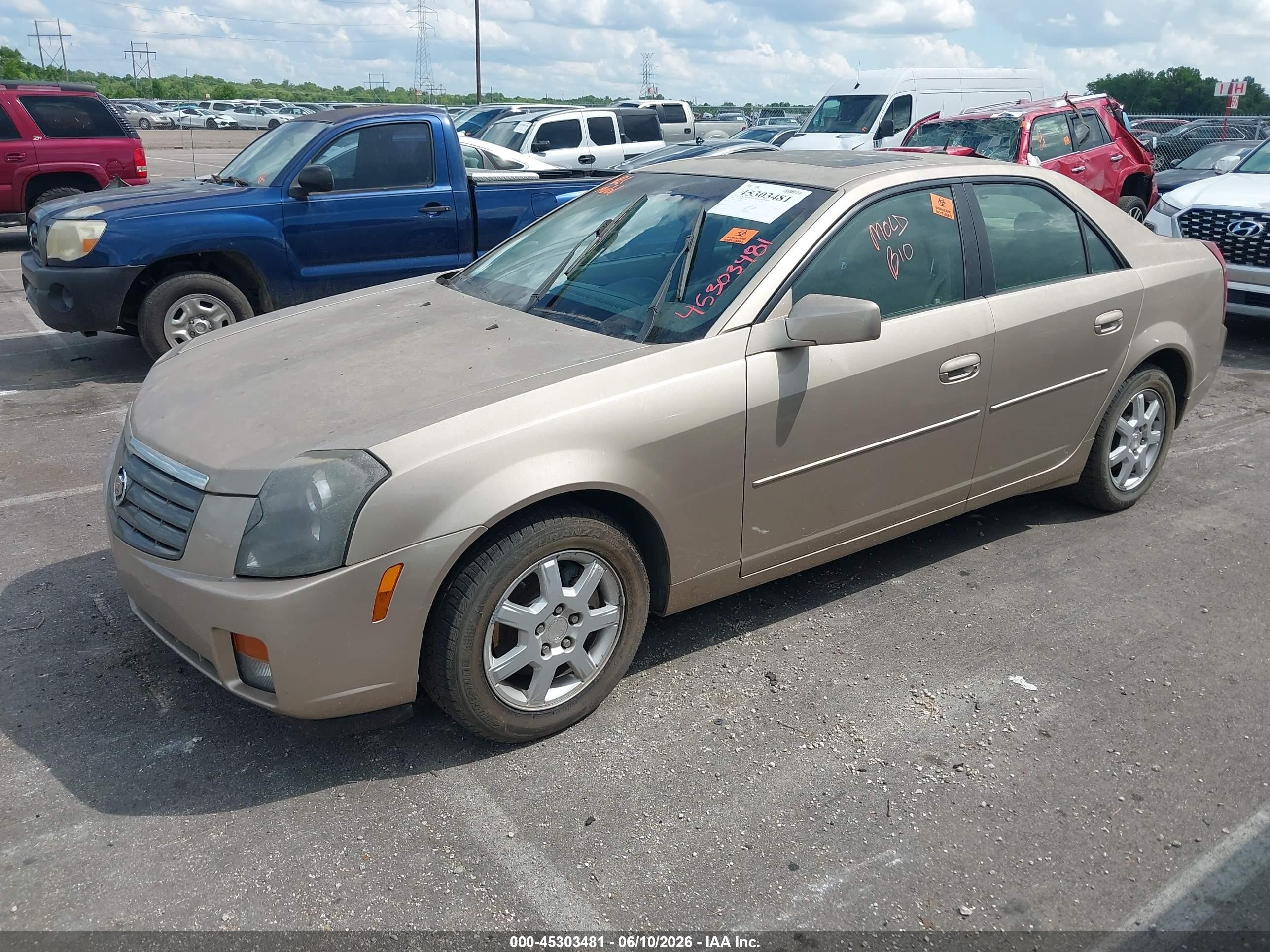 2005 Cadillac Cts Standard Gold vin: 1G6DP567550157287