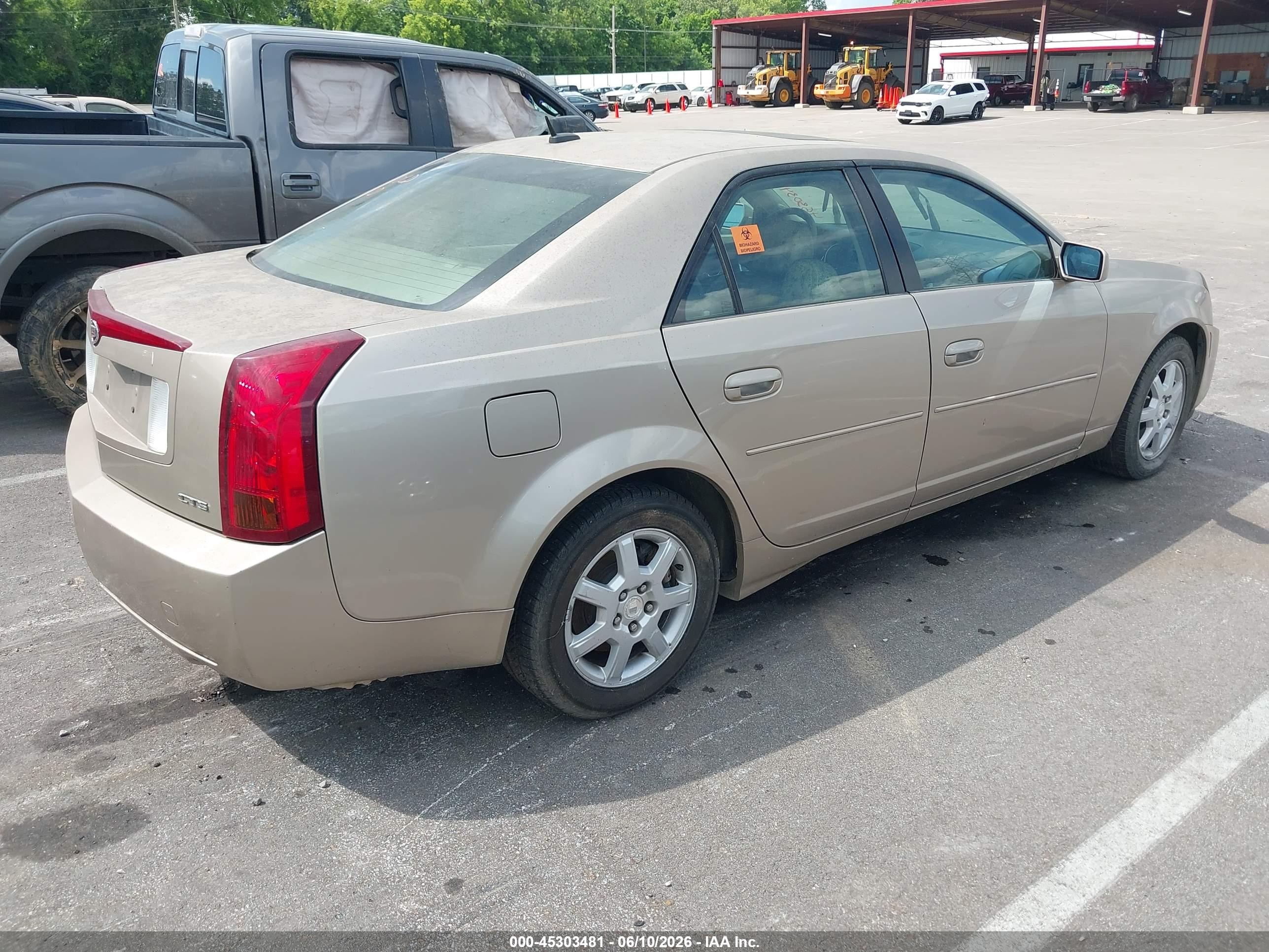 2005 Cadillac Cts Standard Gold vin: 1G6DP567550157287
