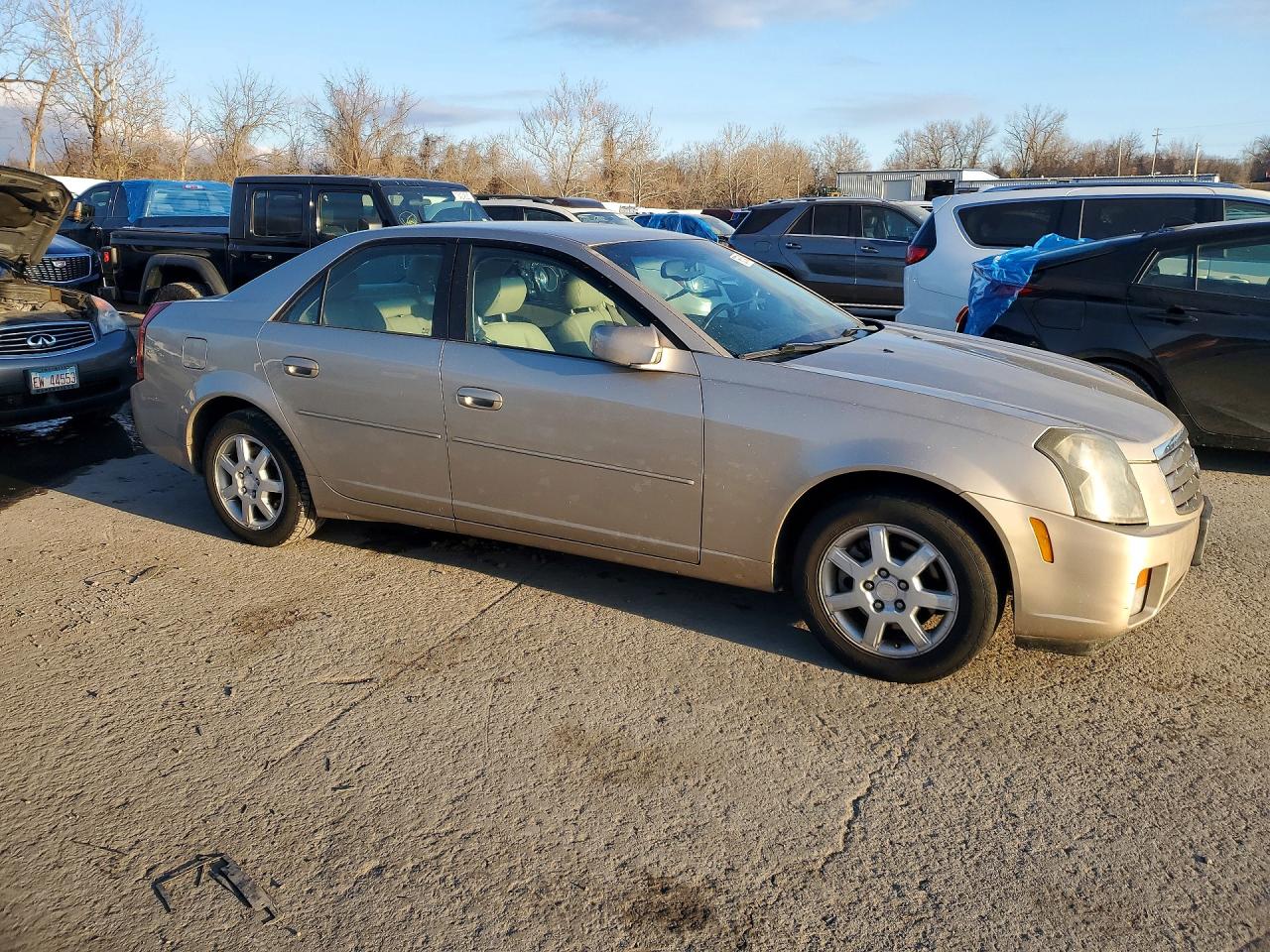 2005 Cadillac Cts Beige vin: 1G6DP567550168659