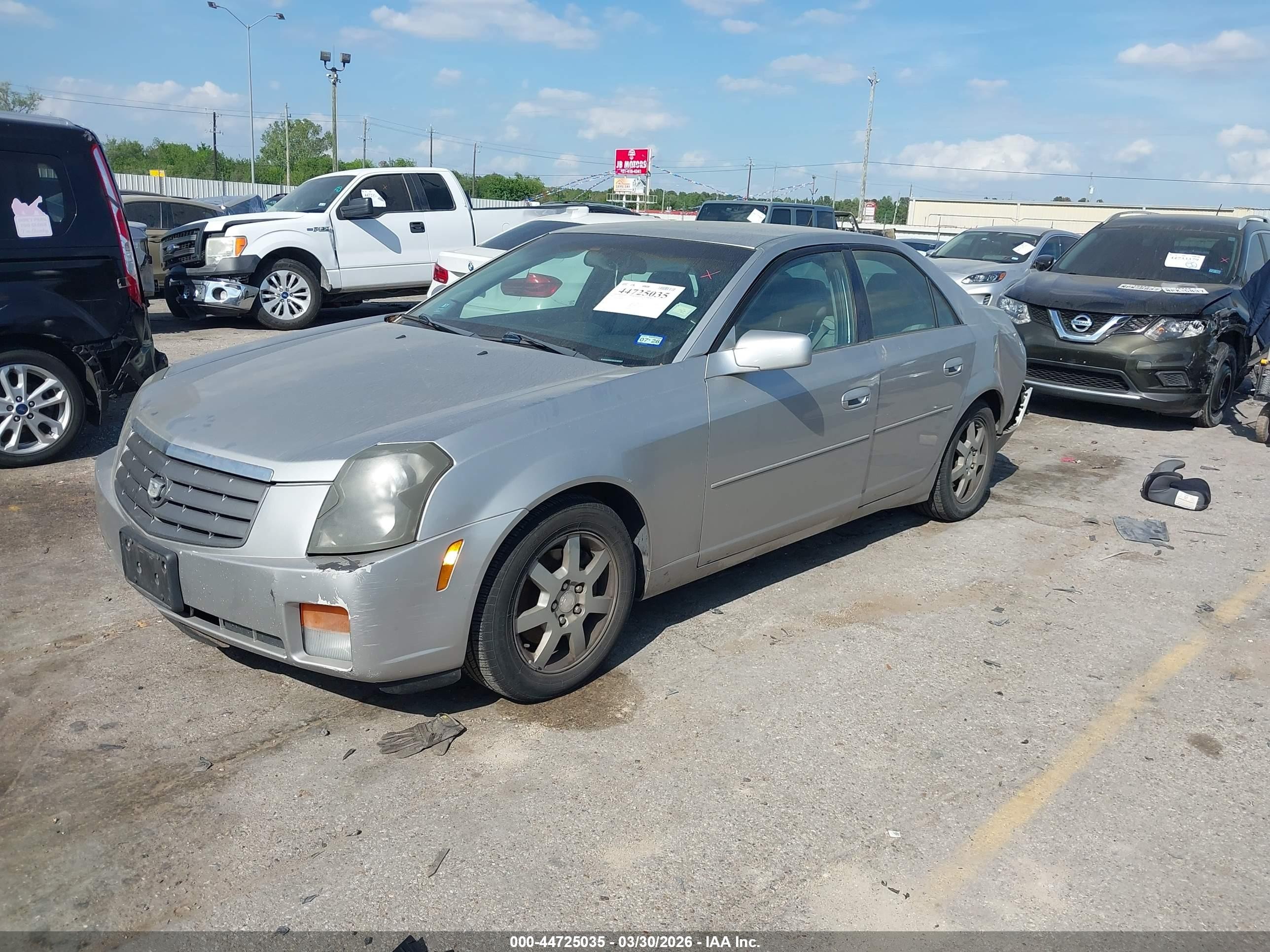 2005 Cadillac Cts Standard Silver vin: 1G6DP567650208456