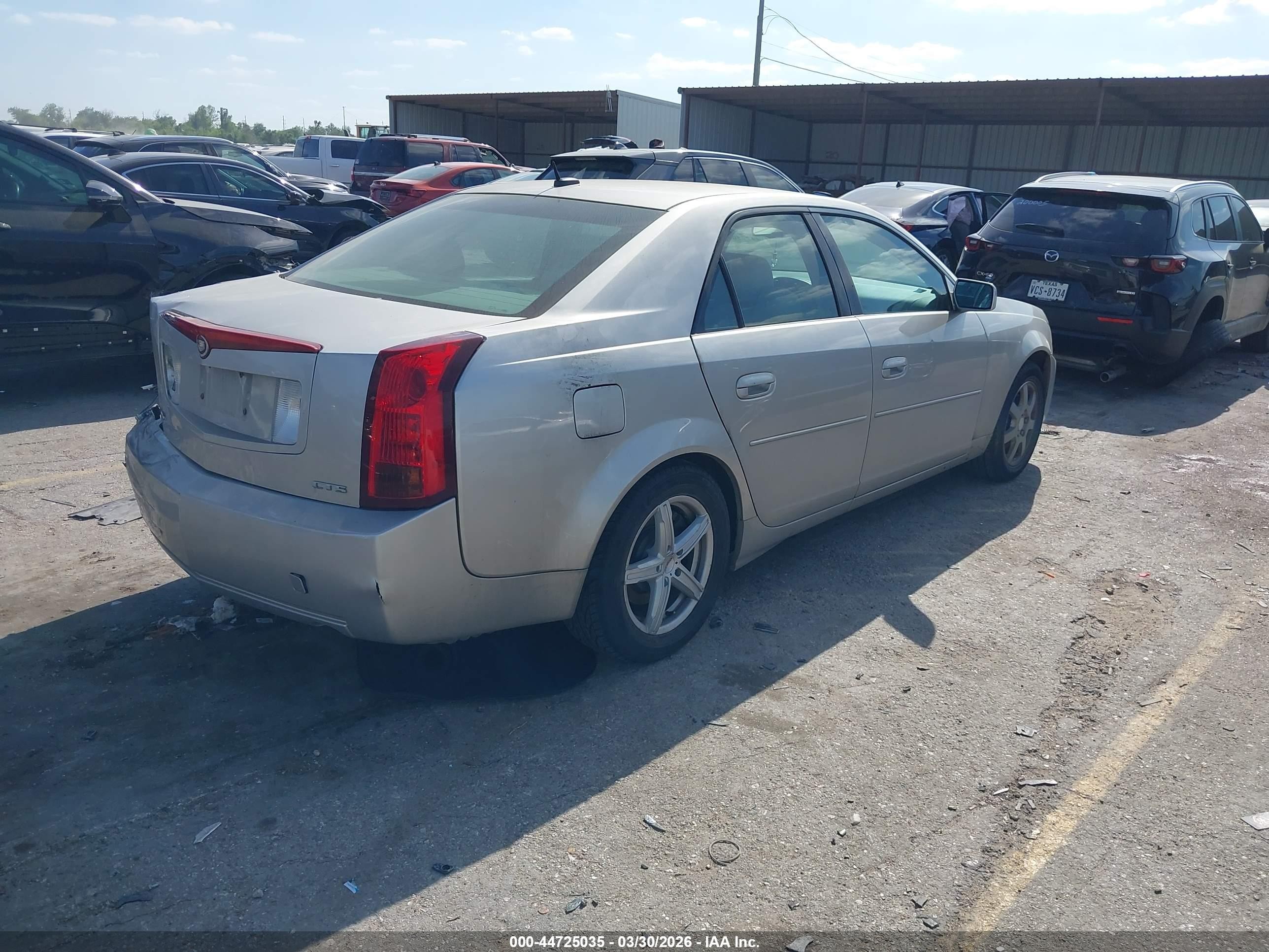 2005 Cadillac Cts Standard Silver vin: 1G6DP567650208456