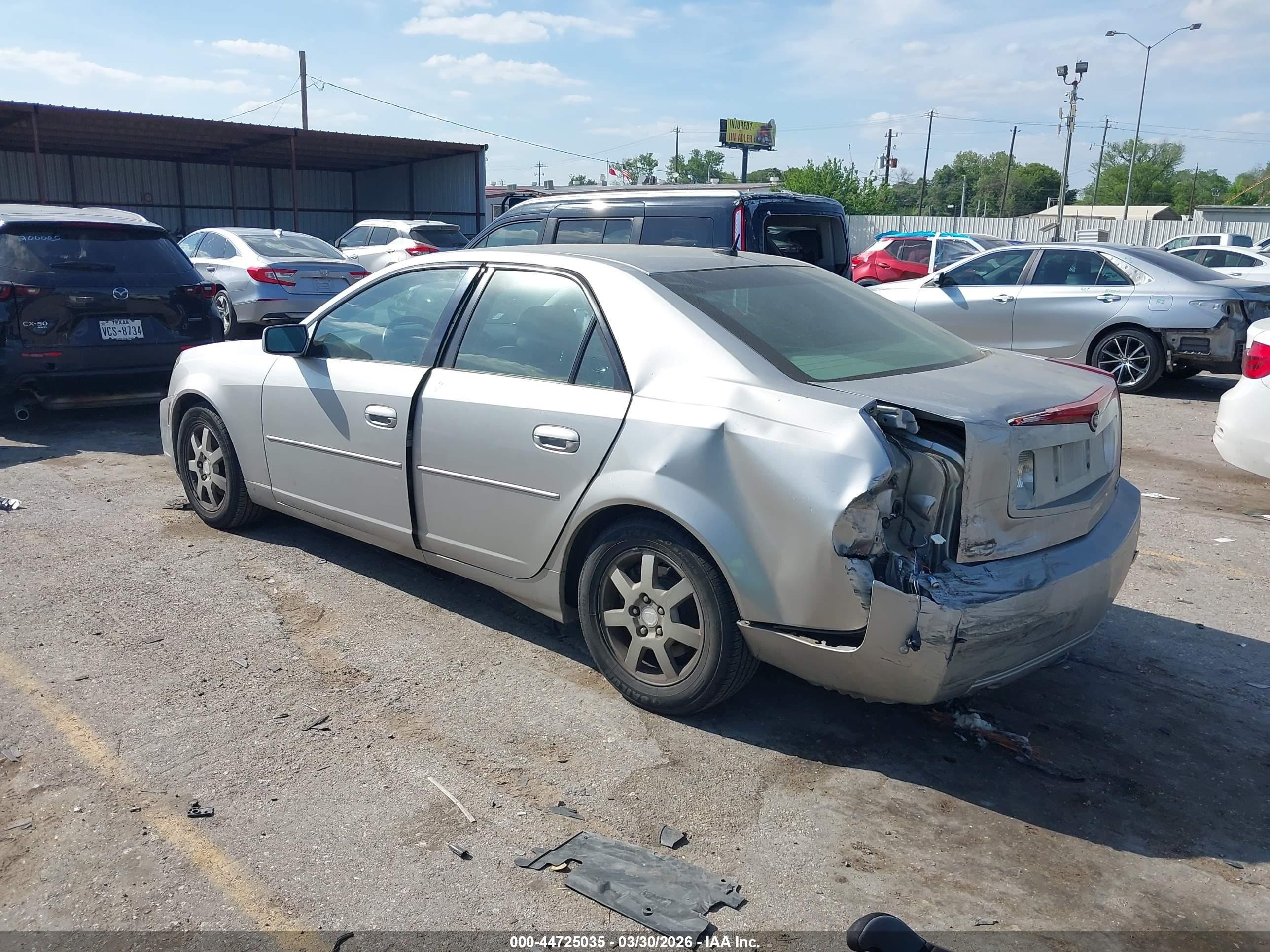 2005 Cadillac Cts Standard Silver vin: 1G6DP567650208456