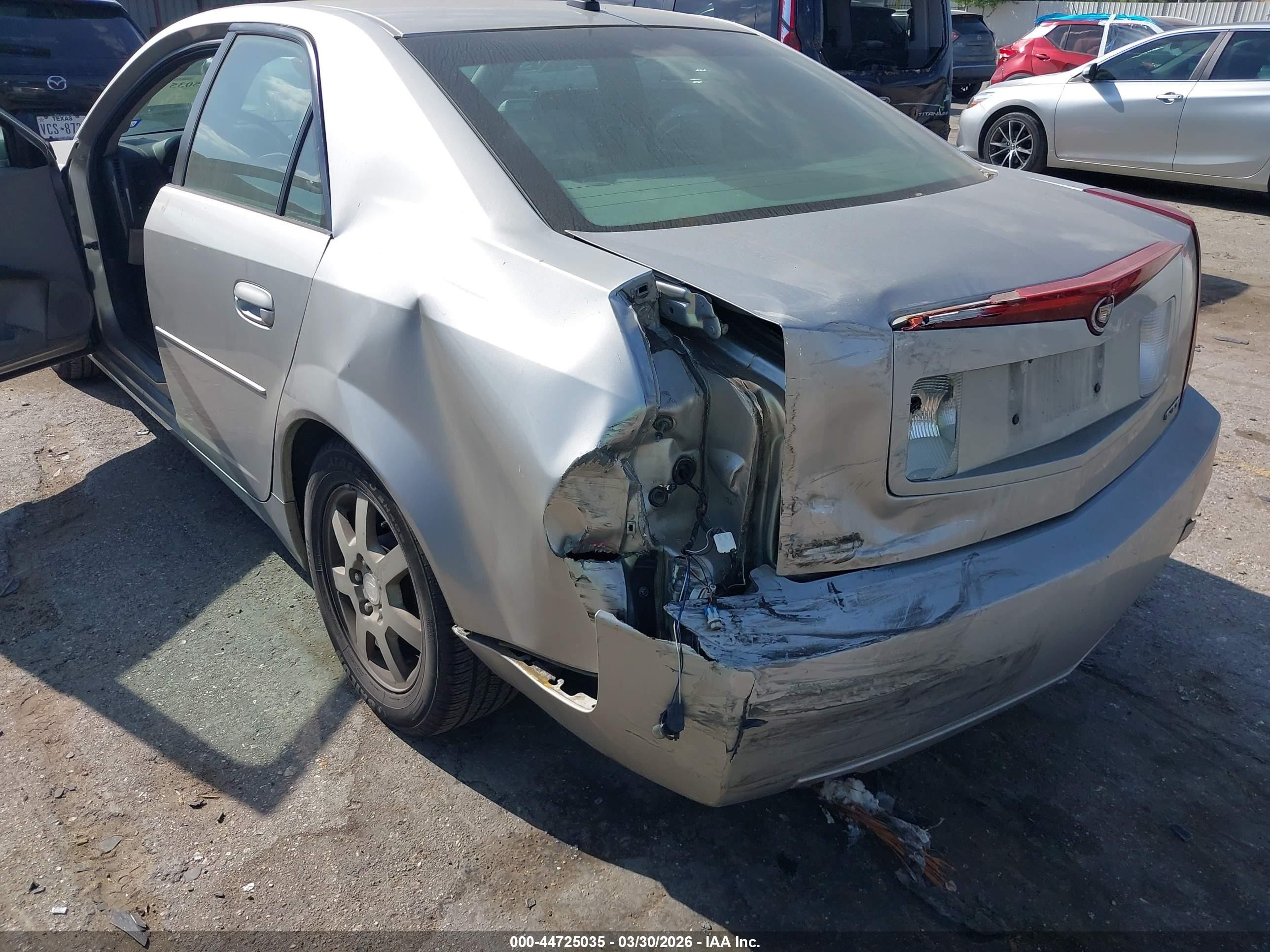 2005 Cadillac Cts Standard Silver vin: 1G6DP567650208456