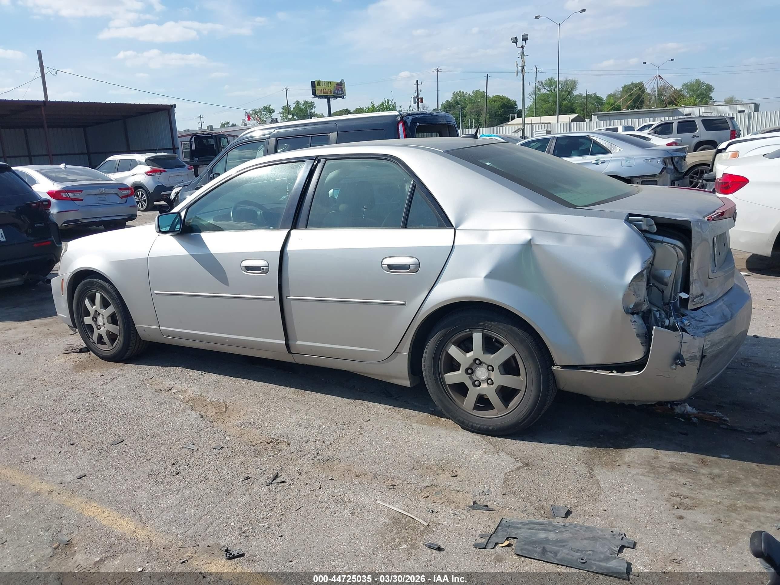 2005 Cadillac Cts Standard Silver vin: 1G6DP567650208456