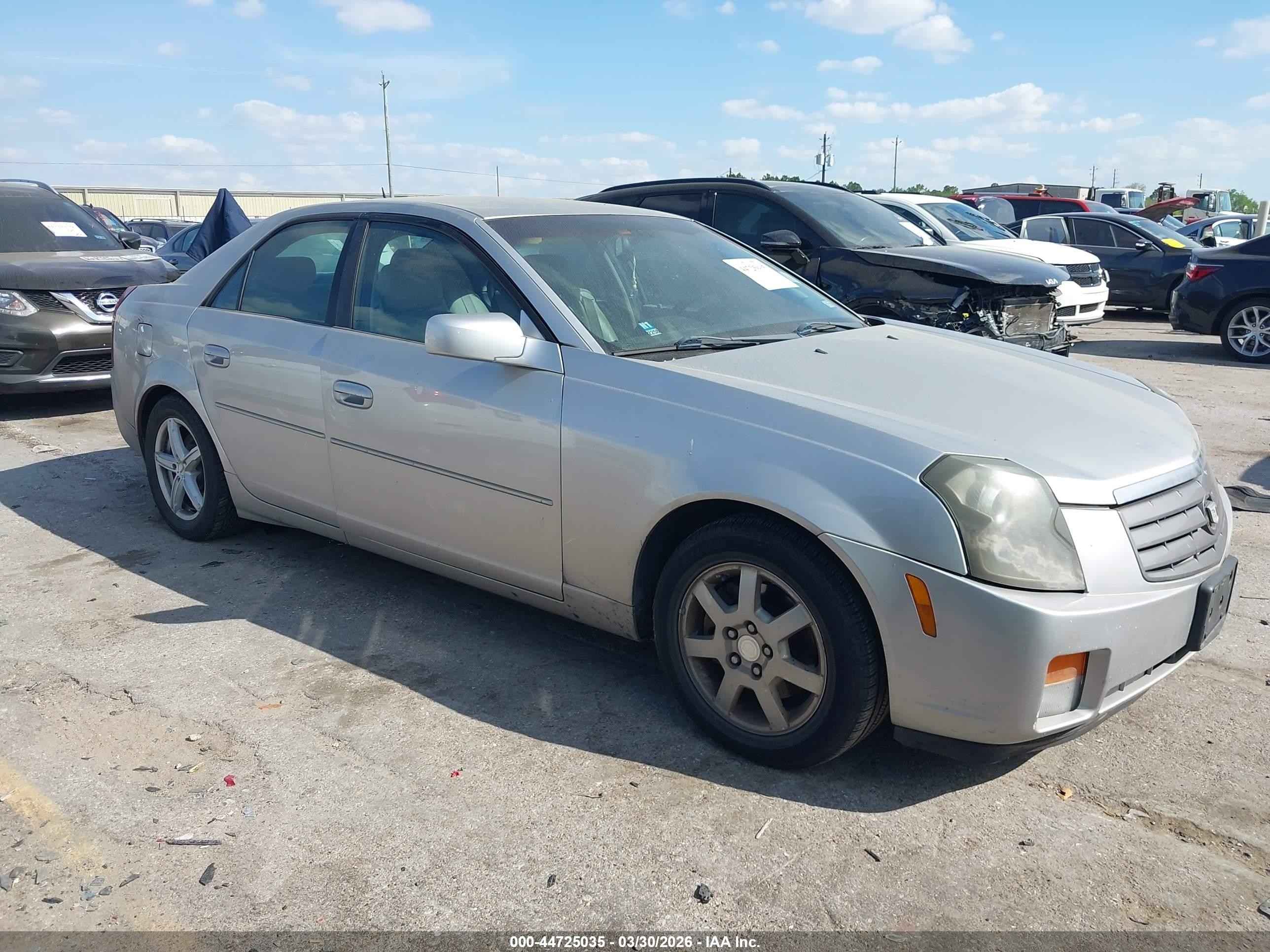 2005 Cadillac Cts Standard Silver vin: 1G6DP567650208456