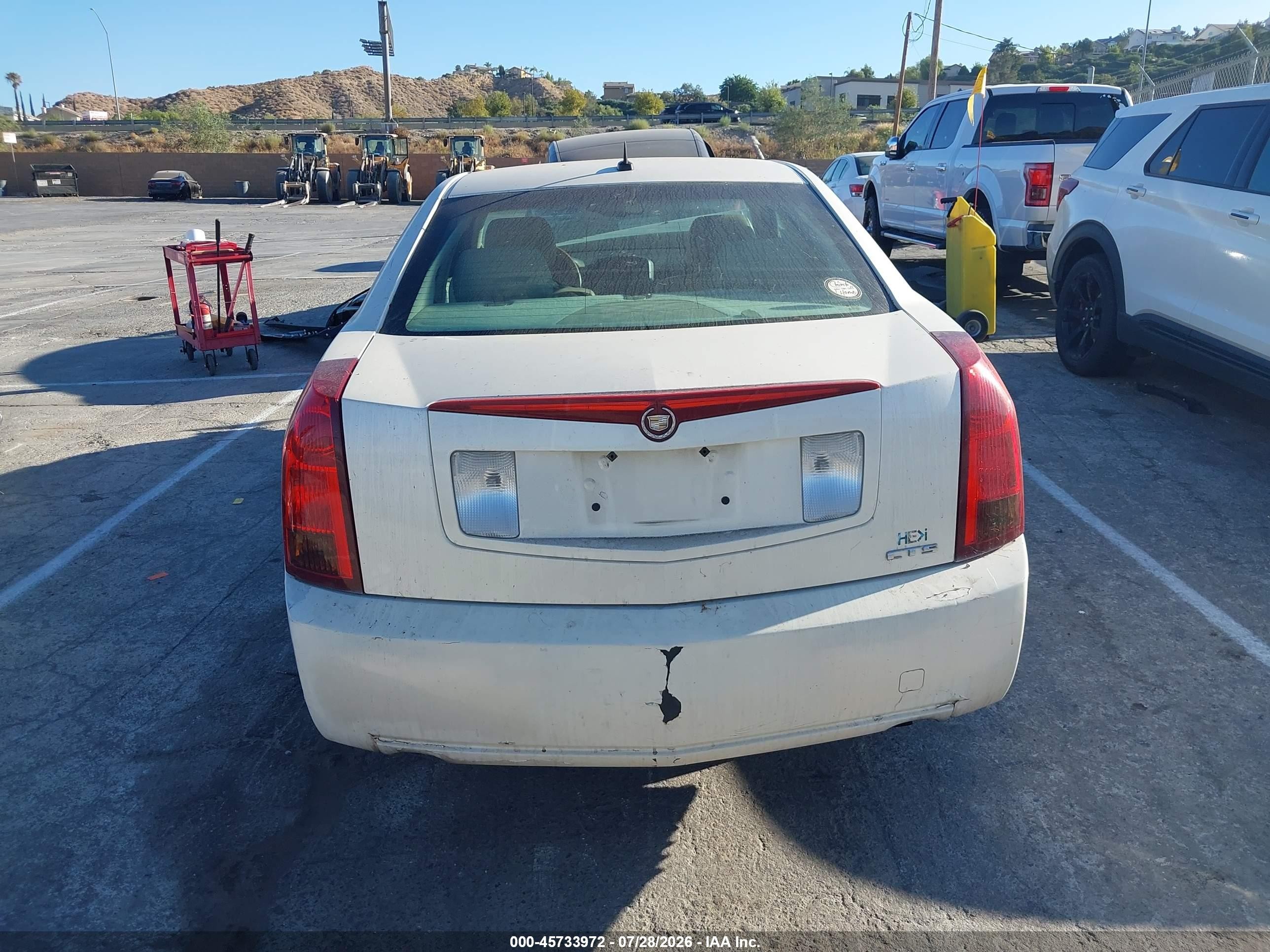 2005 Cadillac Cts Base W/1sb/1sc White vin: 1G6DP567750161566
