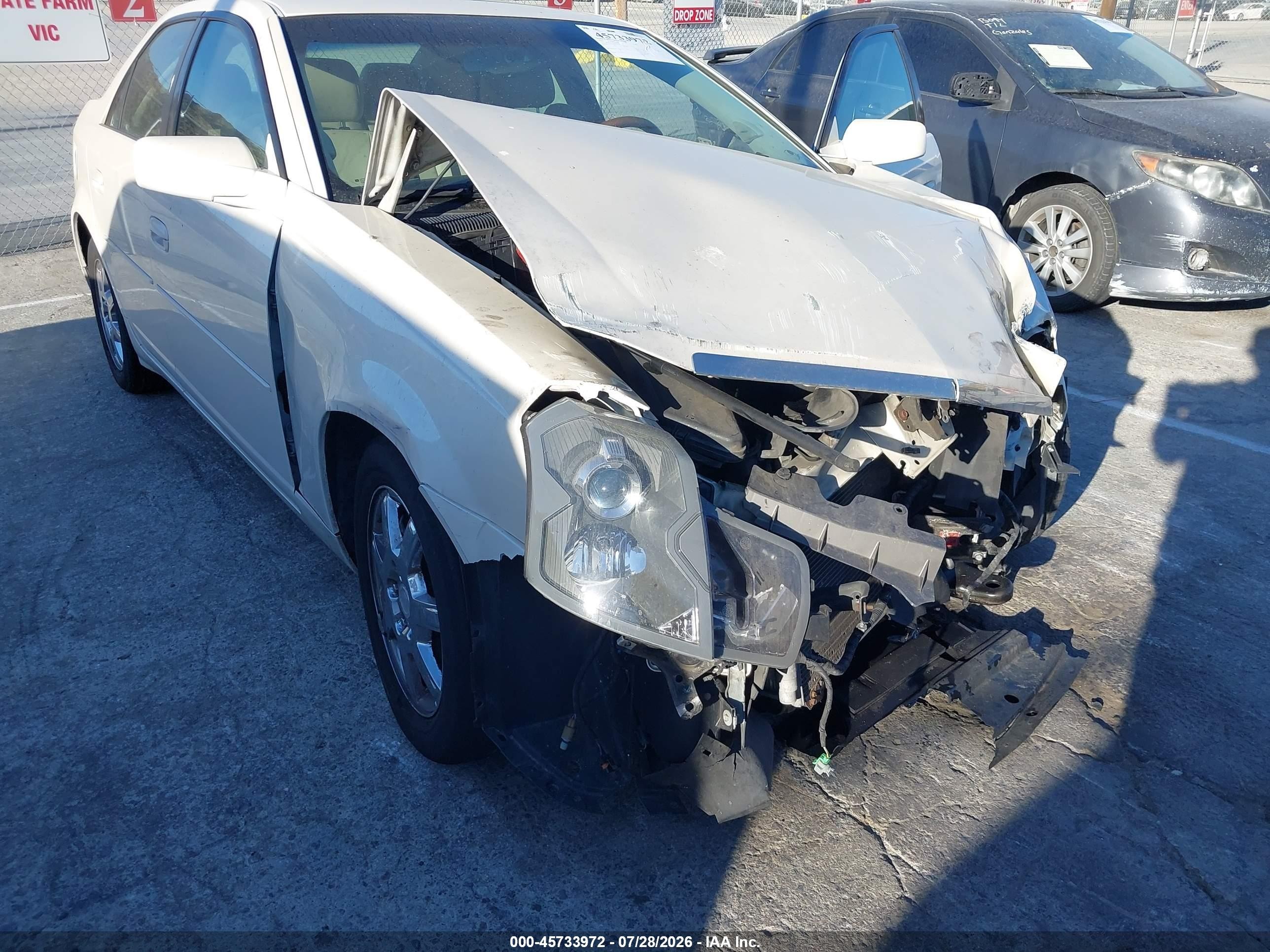 2005 Cadillac Cts Base W/1sb/1sc White vin: 1G6DP567750161566