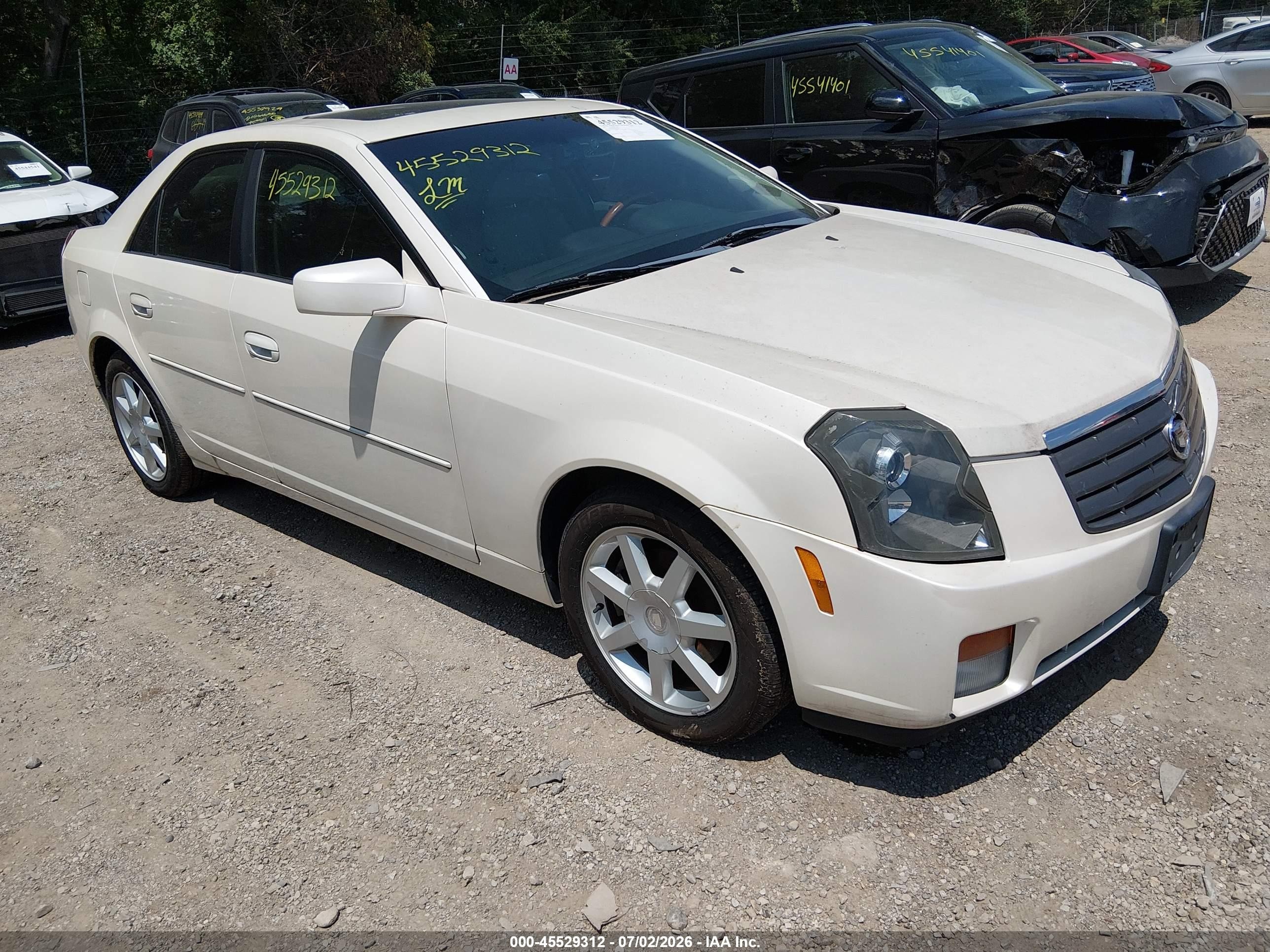 2005 Cadillac Cts Base W/1sb/1sc White vin: 1G6DP567750181283