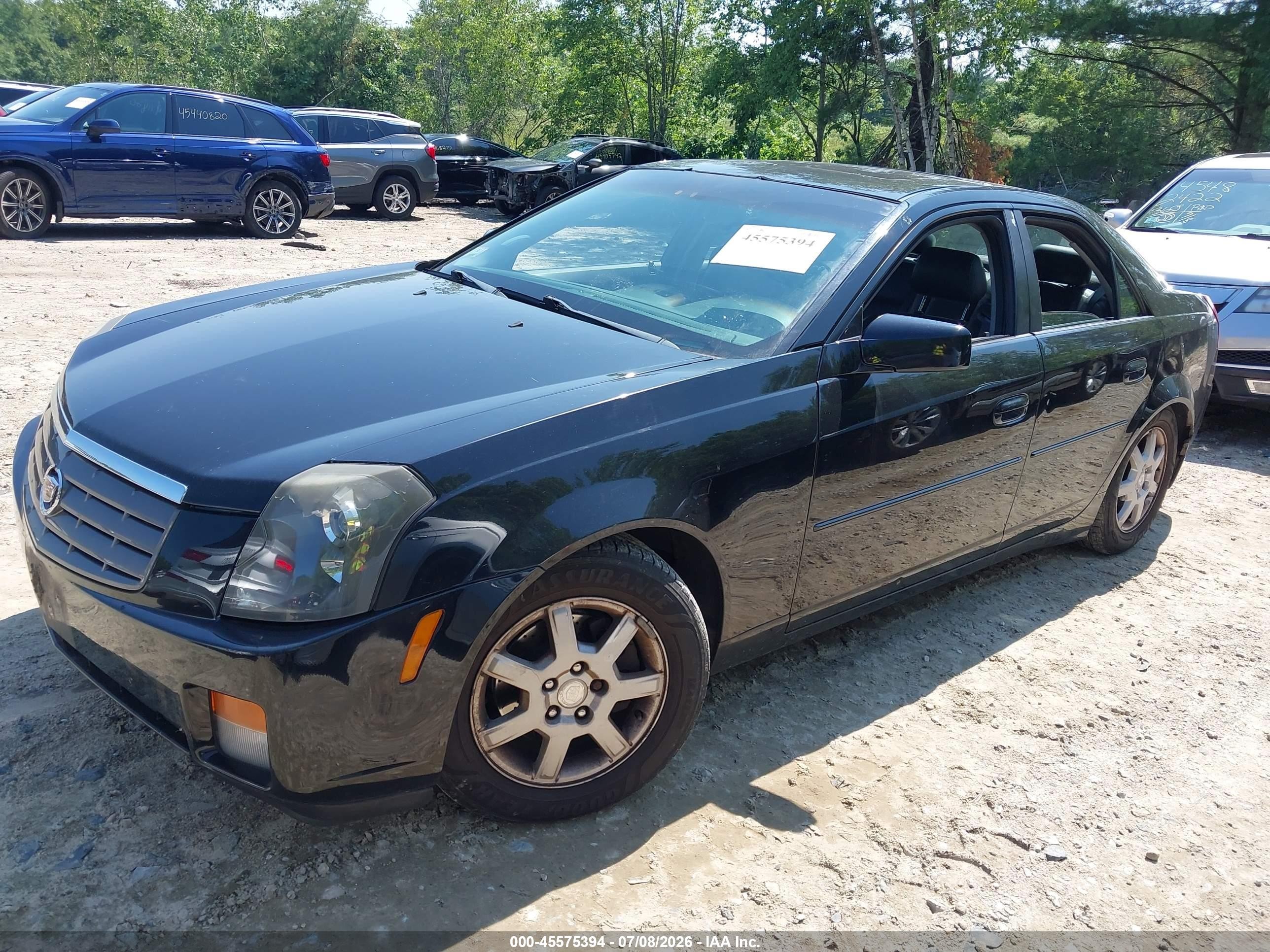 2005 Cadillac Cts Base W/1sb/1sc Black vin: 1G6DP567750214279