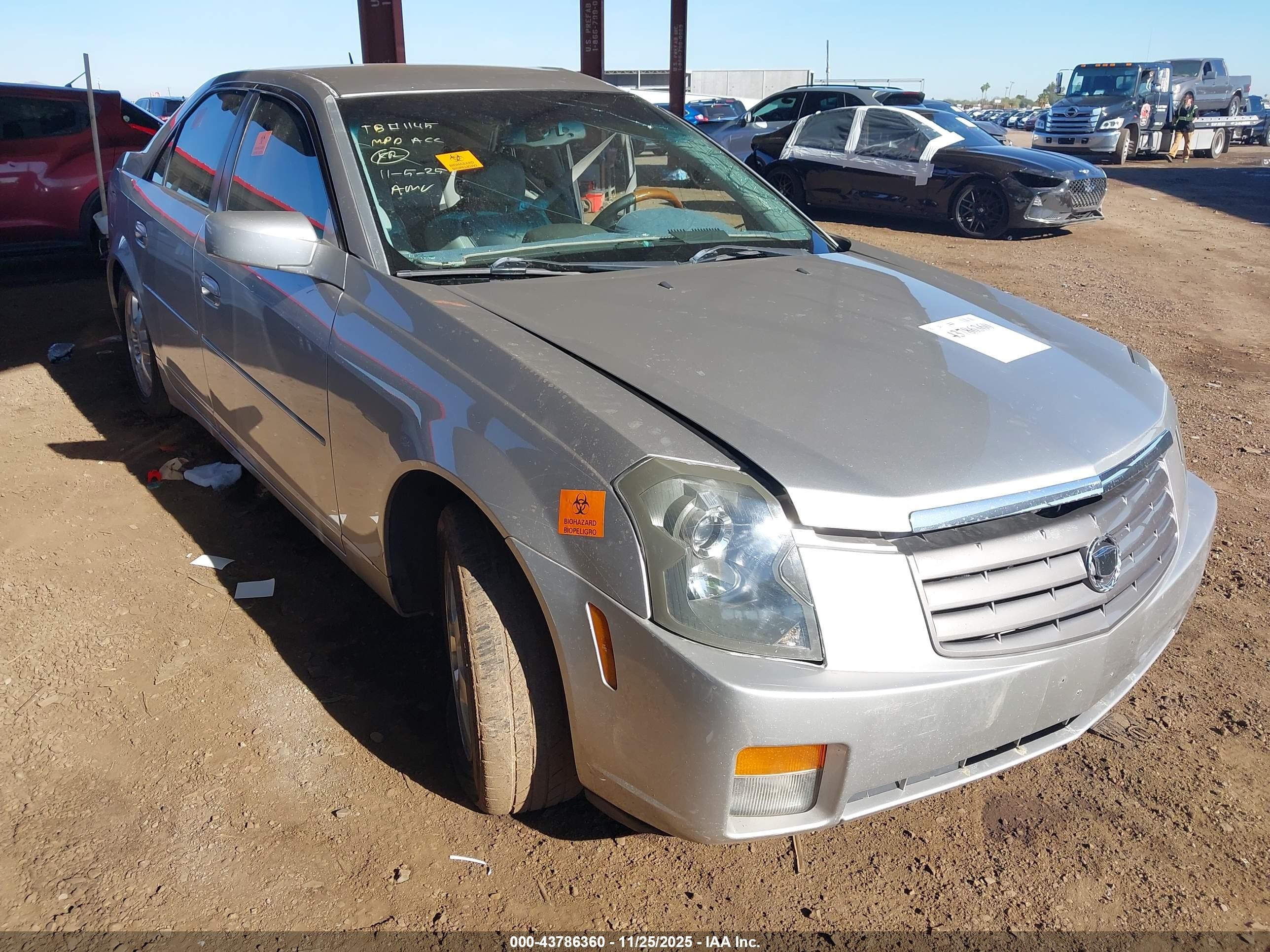2005 Cadillac Cts Standard Silver vin: 1G6DP567850101828