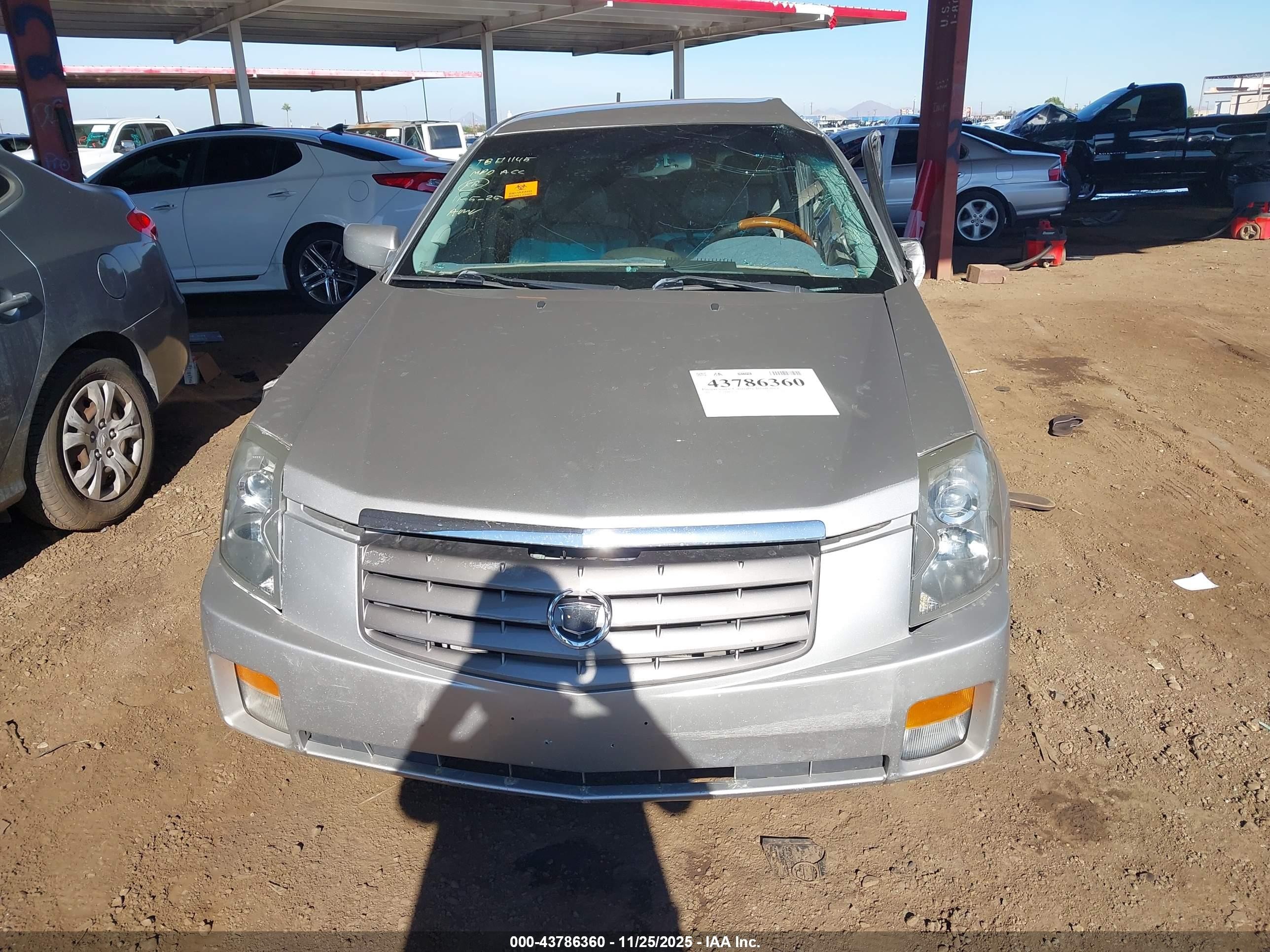 2005 Cadillac Cts Standard Silver vin: 1G6DP567850101828