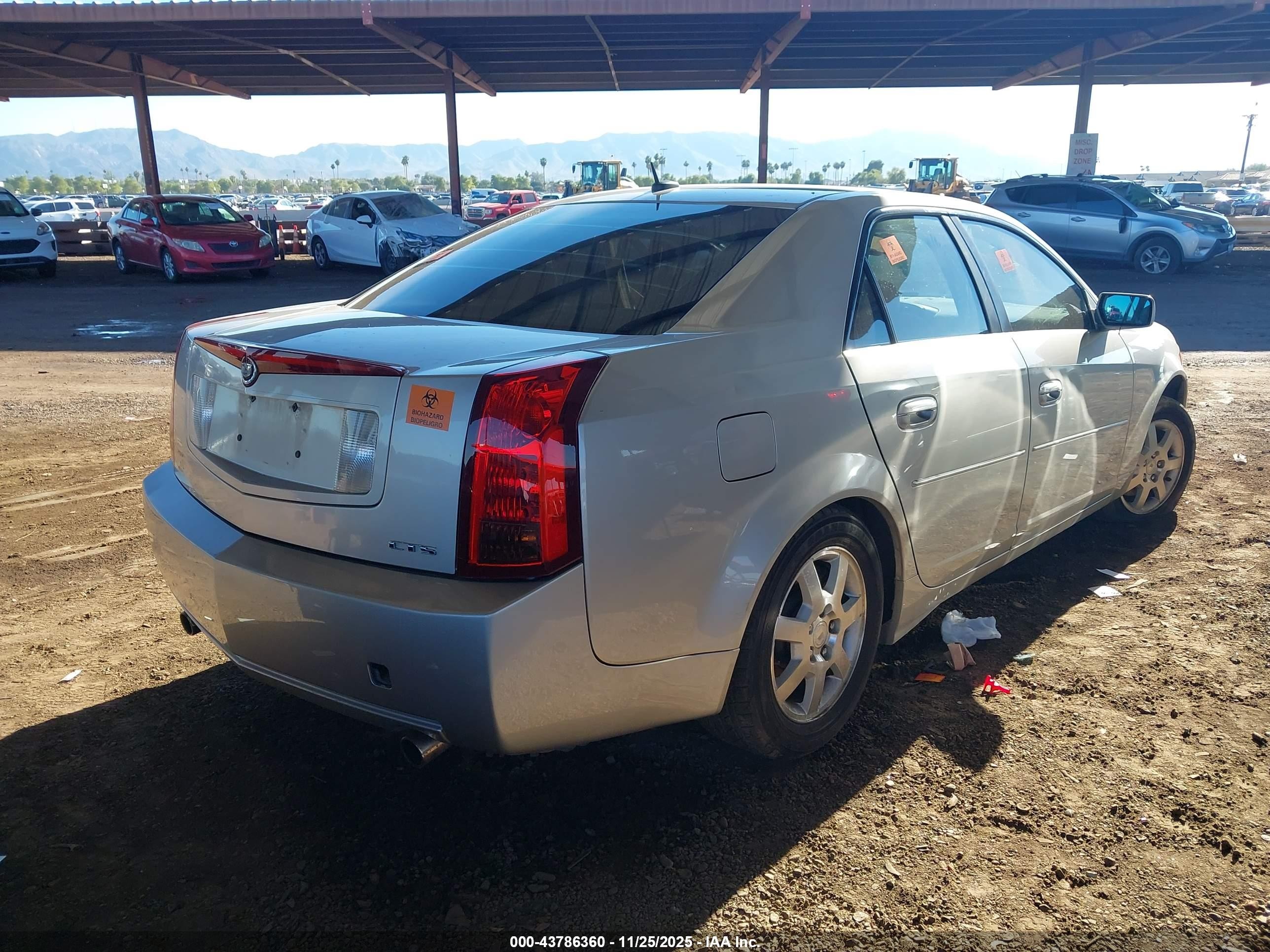 2005 Cadillac Cts Standard Silver vin: 1G6DP567850101828