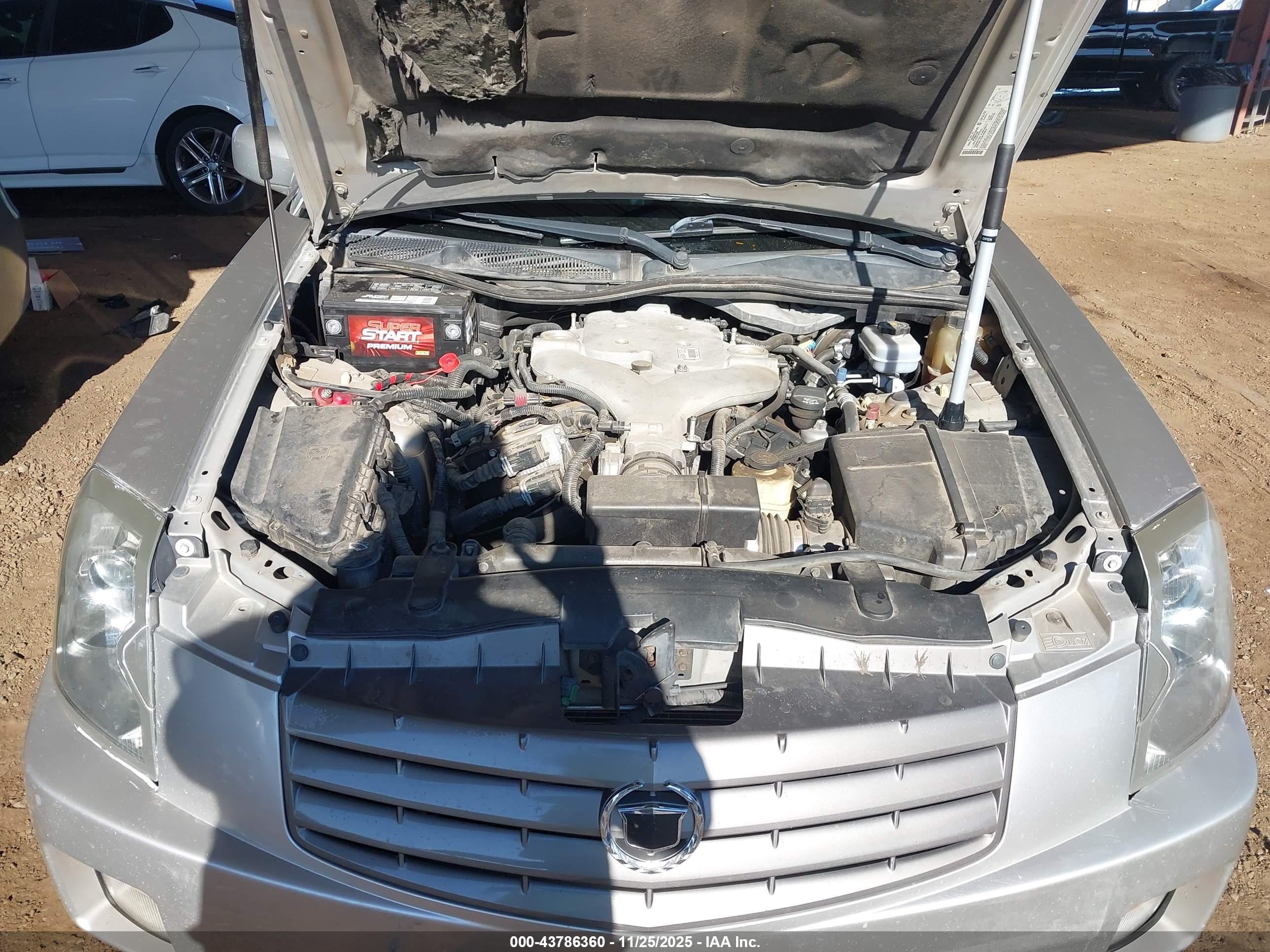 2005 Cadillac Cts Standard Silver vin: 1G6DP567850101828