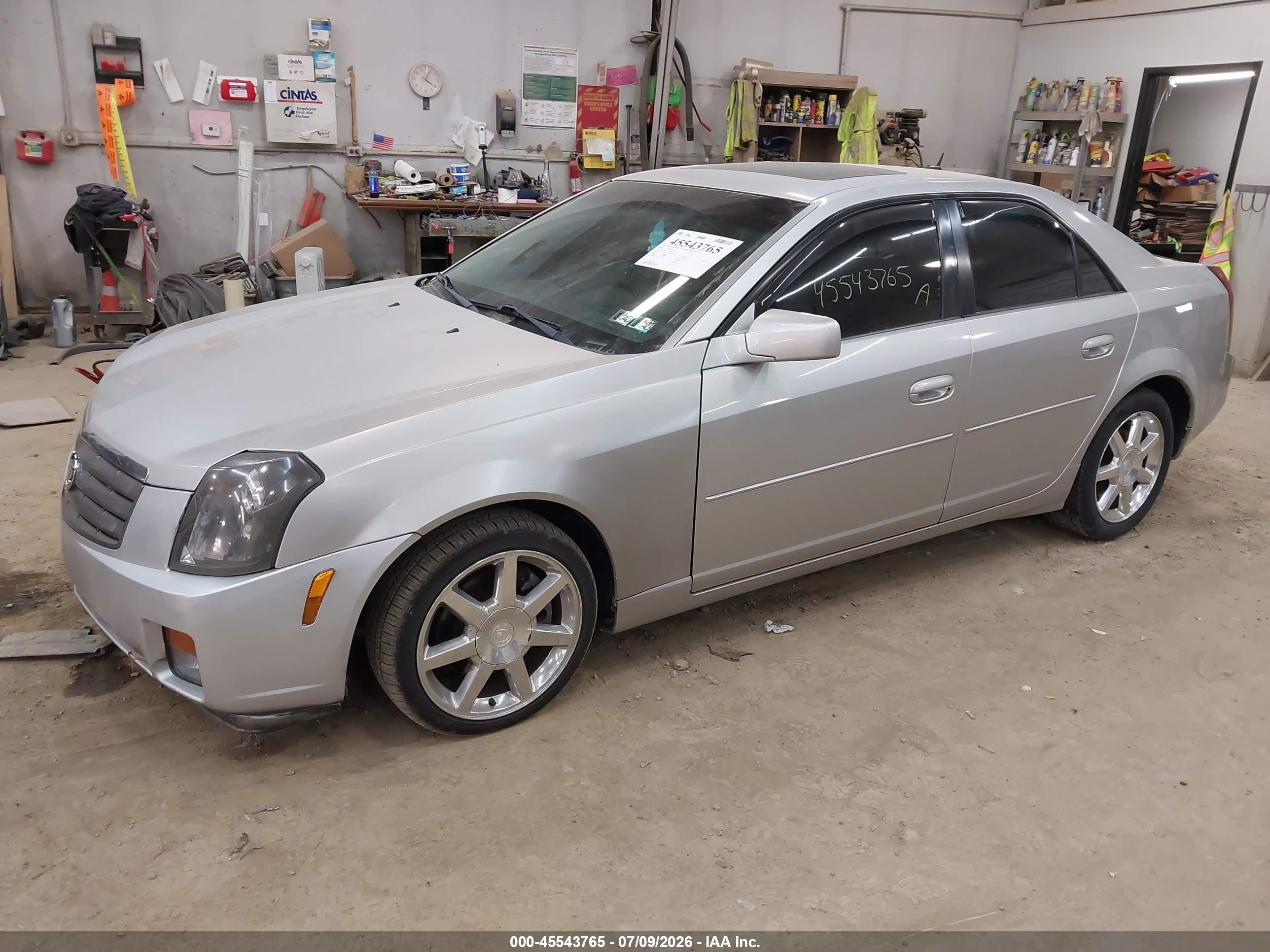 2005 Cadillac Cts Standard Silver vin: 1G6DP567950186730
