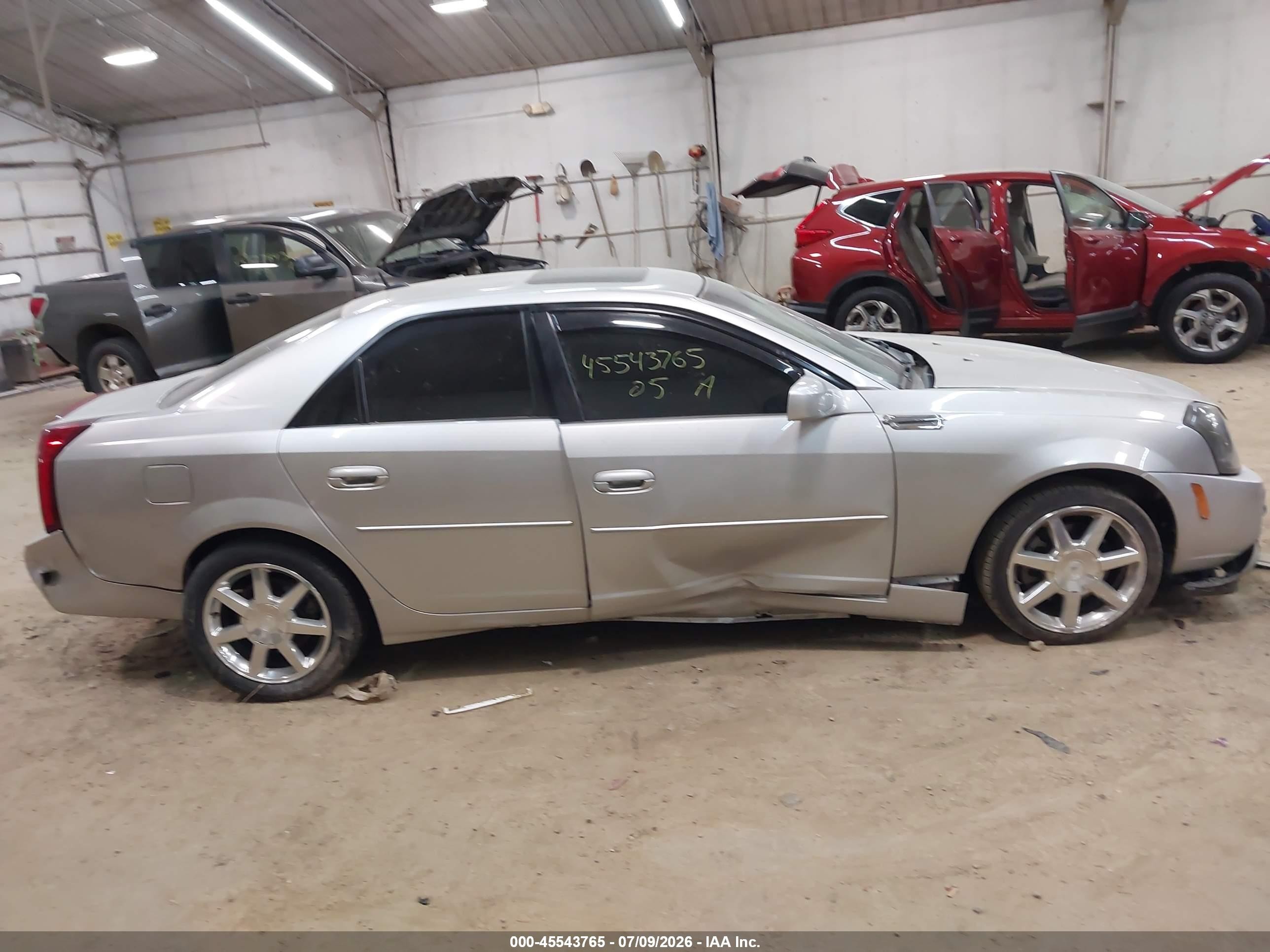 2005 Cadillac Cts Standard Silver vin: 1G6DP567950186730