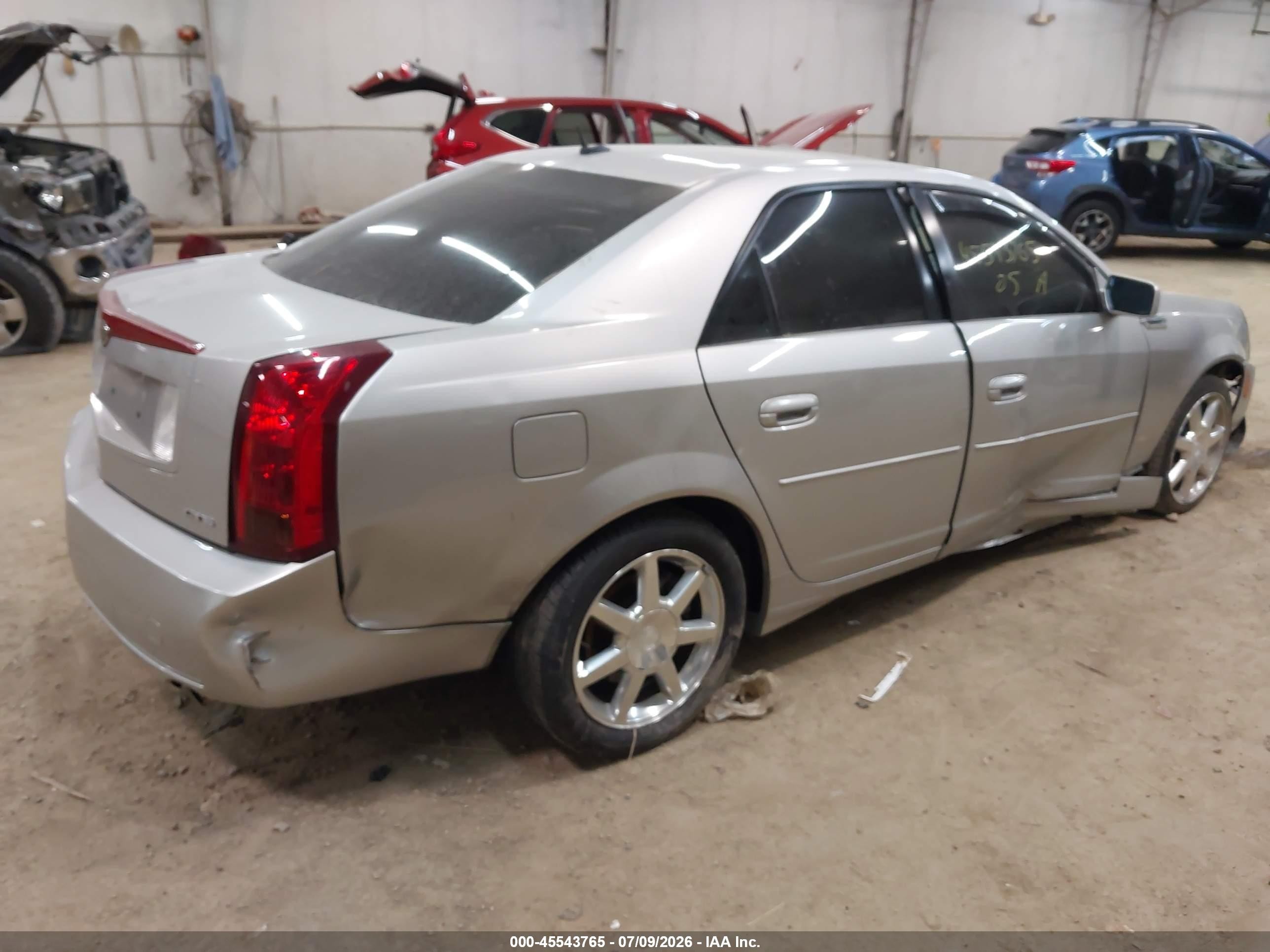 2005 Cadillac Cts Standard Silver vin: 1G6DP567950186730