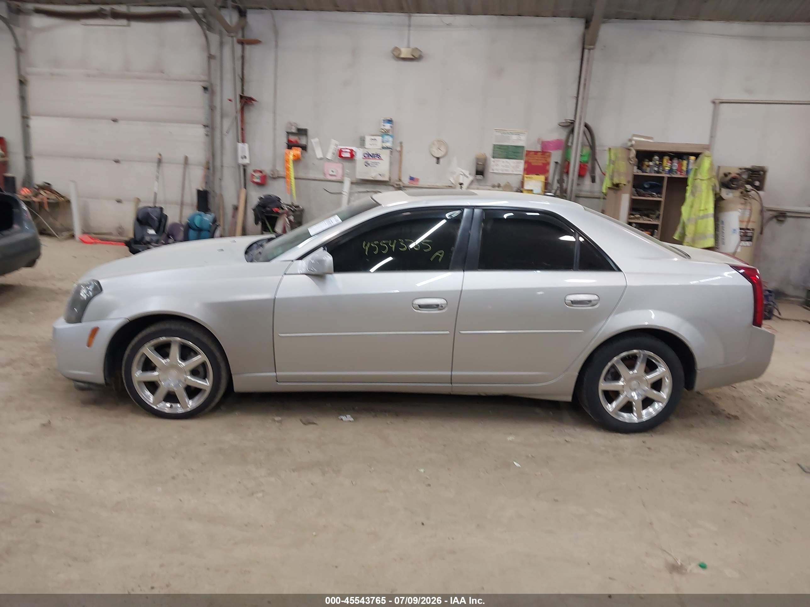 2005 Cadillac Cts Standard Silver vin: 1G6DP567950186730