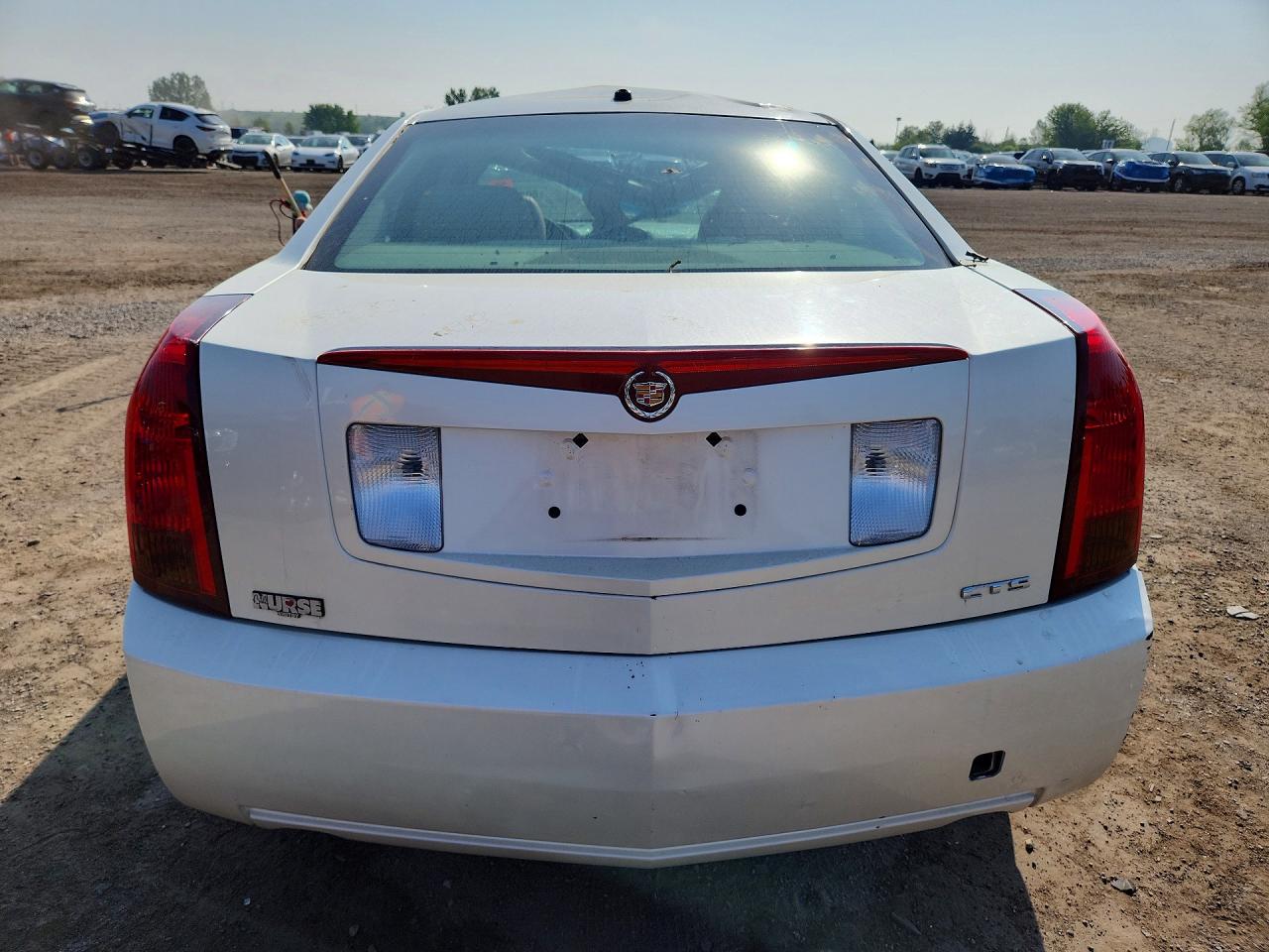 2005 Cadillac Cts Hi Feature V6 White vin: 1G6DP567X50231108