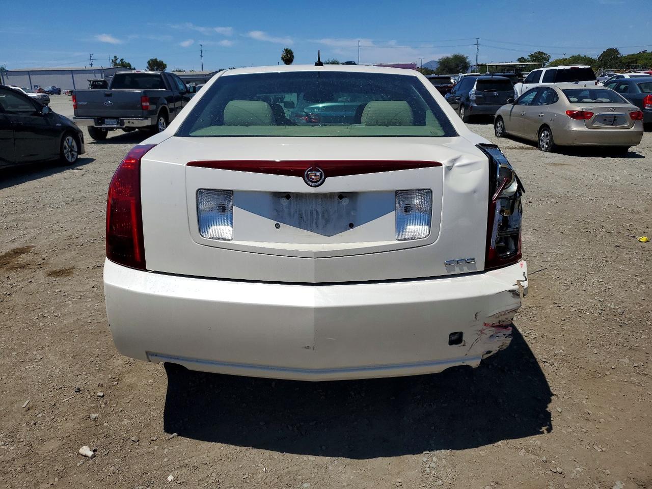 2007 Cadillac Cts Hi Feature V6 White vin: 1G6DP577070118060