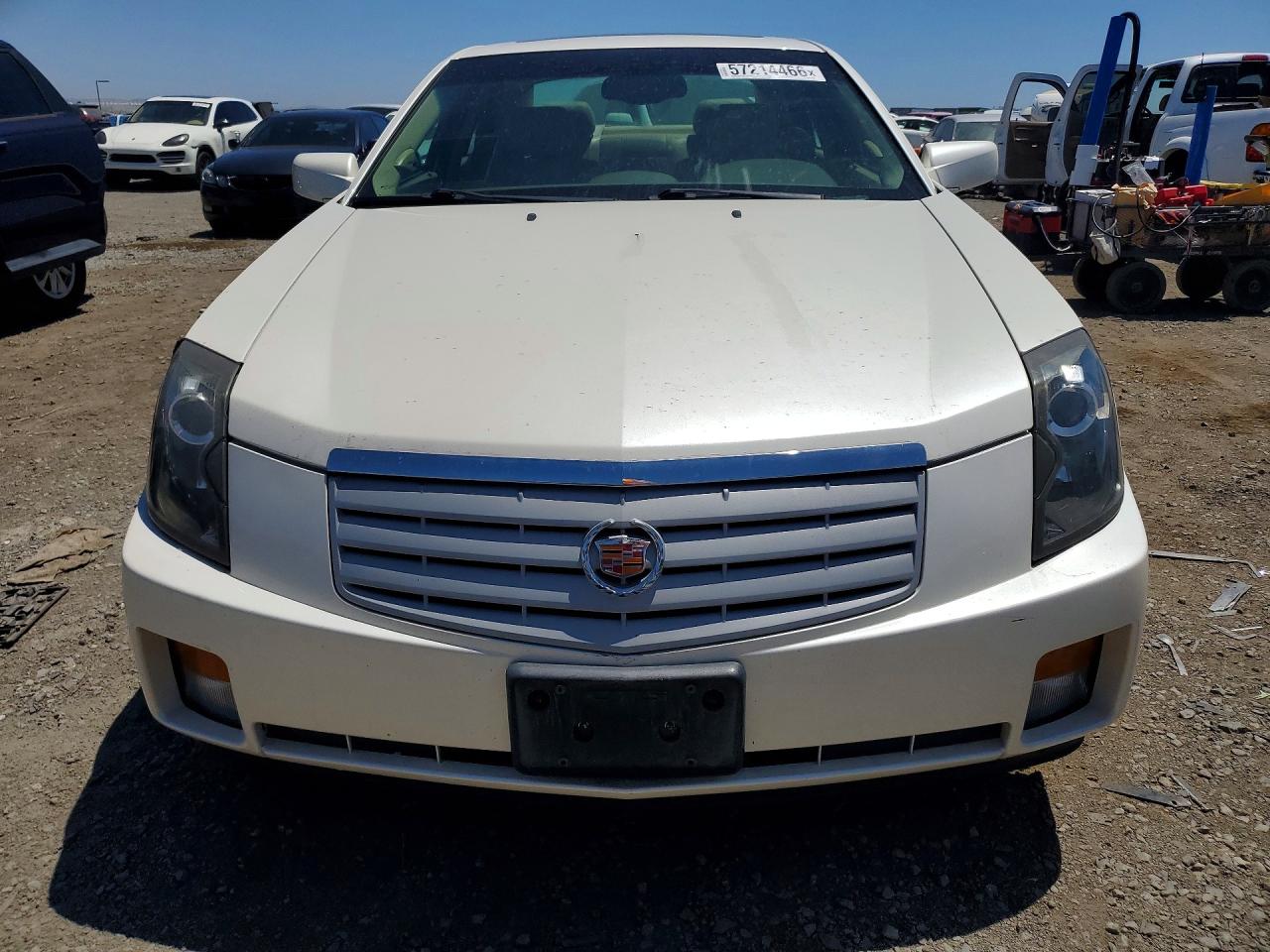2007 Cadillac Cts Hi Feature V6 White vin: 1G6DP577070118060