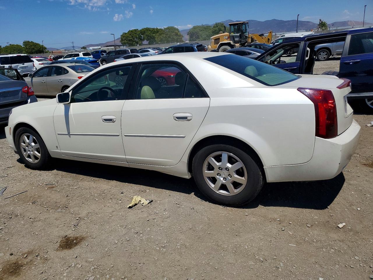 2007 Cadillac Cts Hi Feature V6 White vin: 1G6DP577070118060