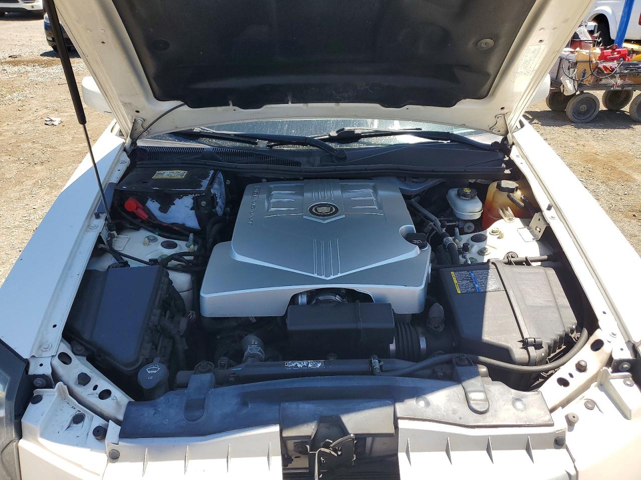 2007 Cadillac Cts Hi Feature V6 White vin: 1G6DP577070118060