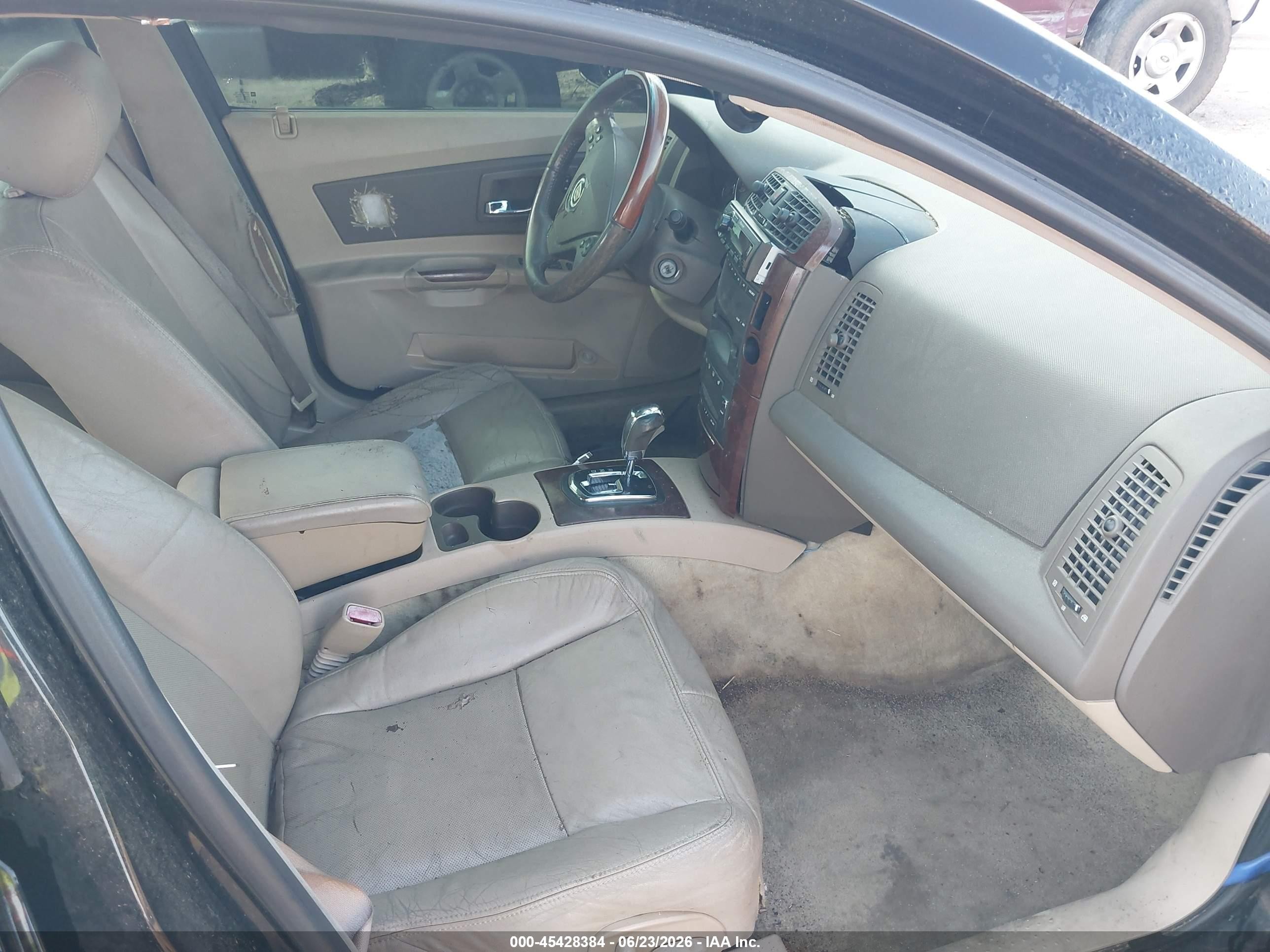 2007 Cadillac Cts Standard Black vin: 1G6DP577070121055