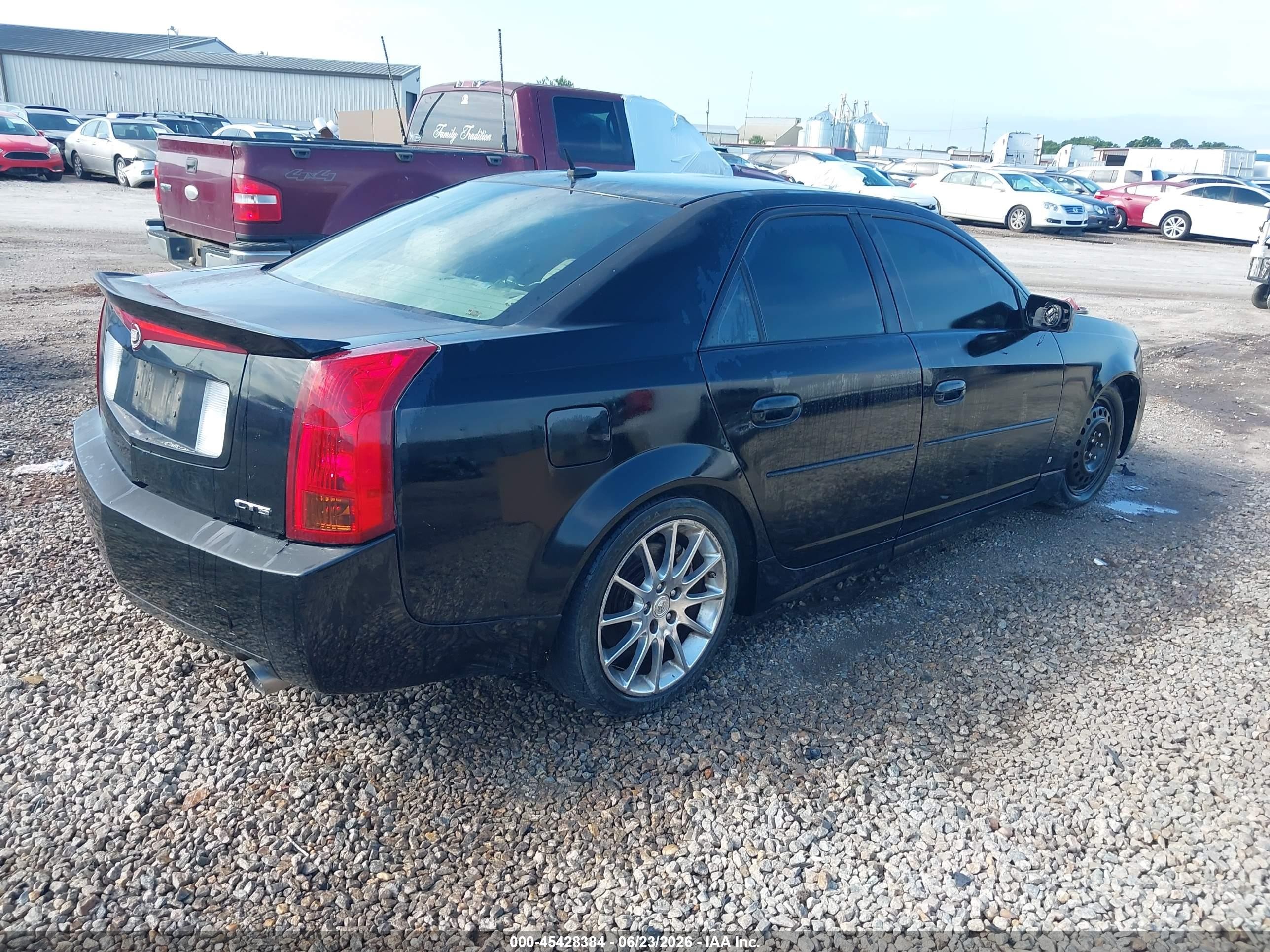 2007 Cadillac Cts Standard Black vin: 1G6DP577070121055