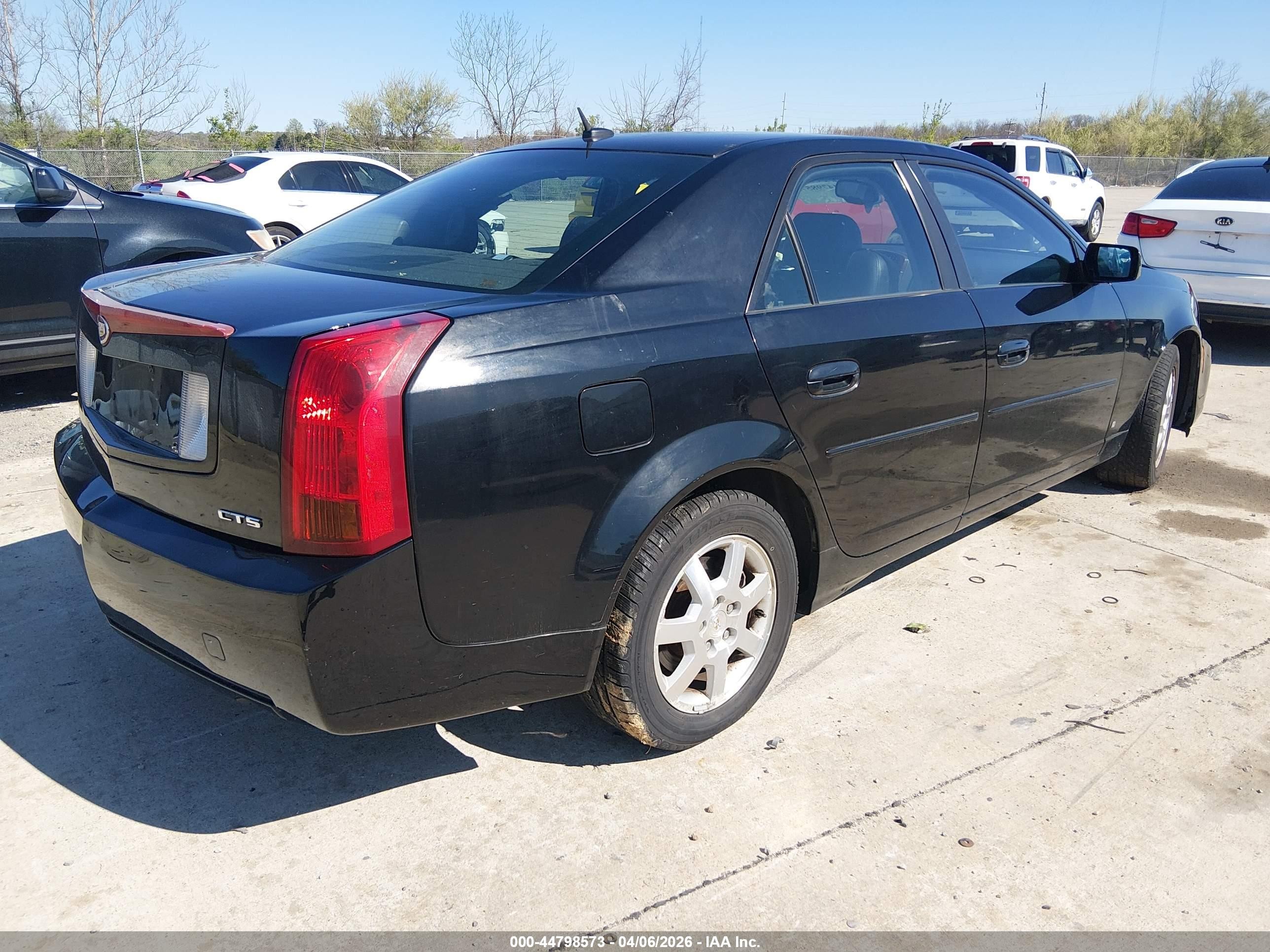 2007 Cadillac Cts Standard Black vin: 1G6DP577070169039