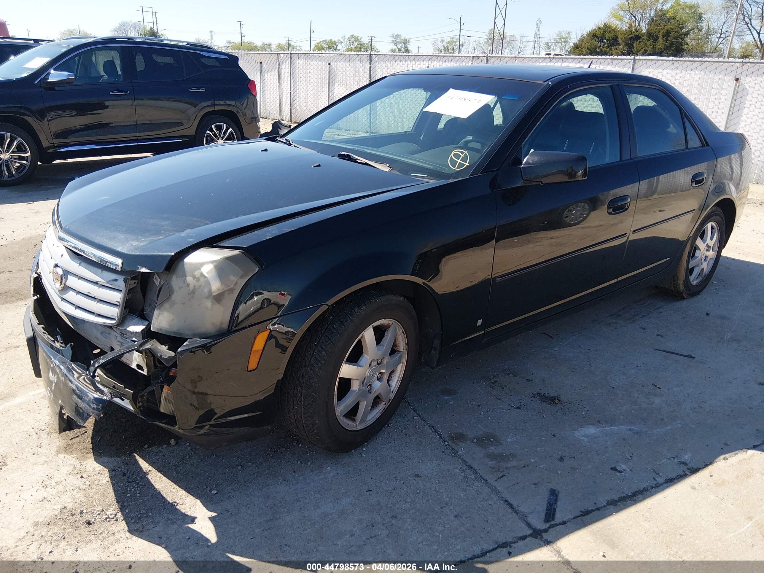 2007 Cadillac Cts Standard Black vin: 1G6DP577070169039
